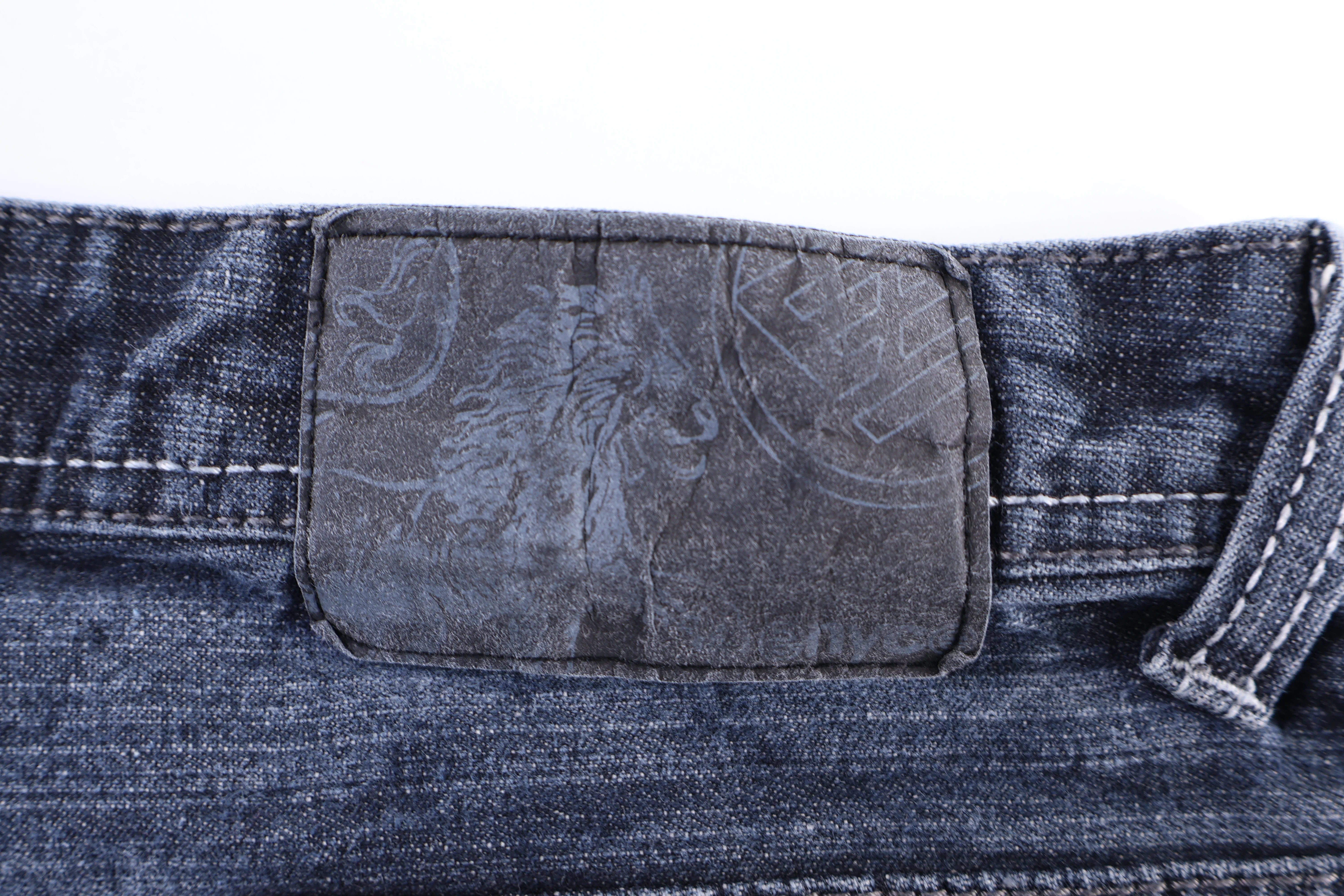 Enyce Dark Wash Denim Shorts - Image 3