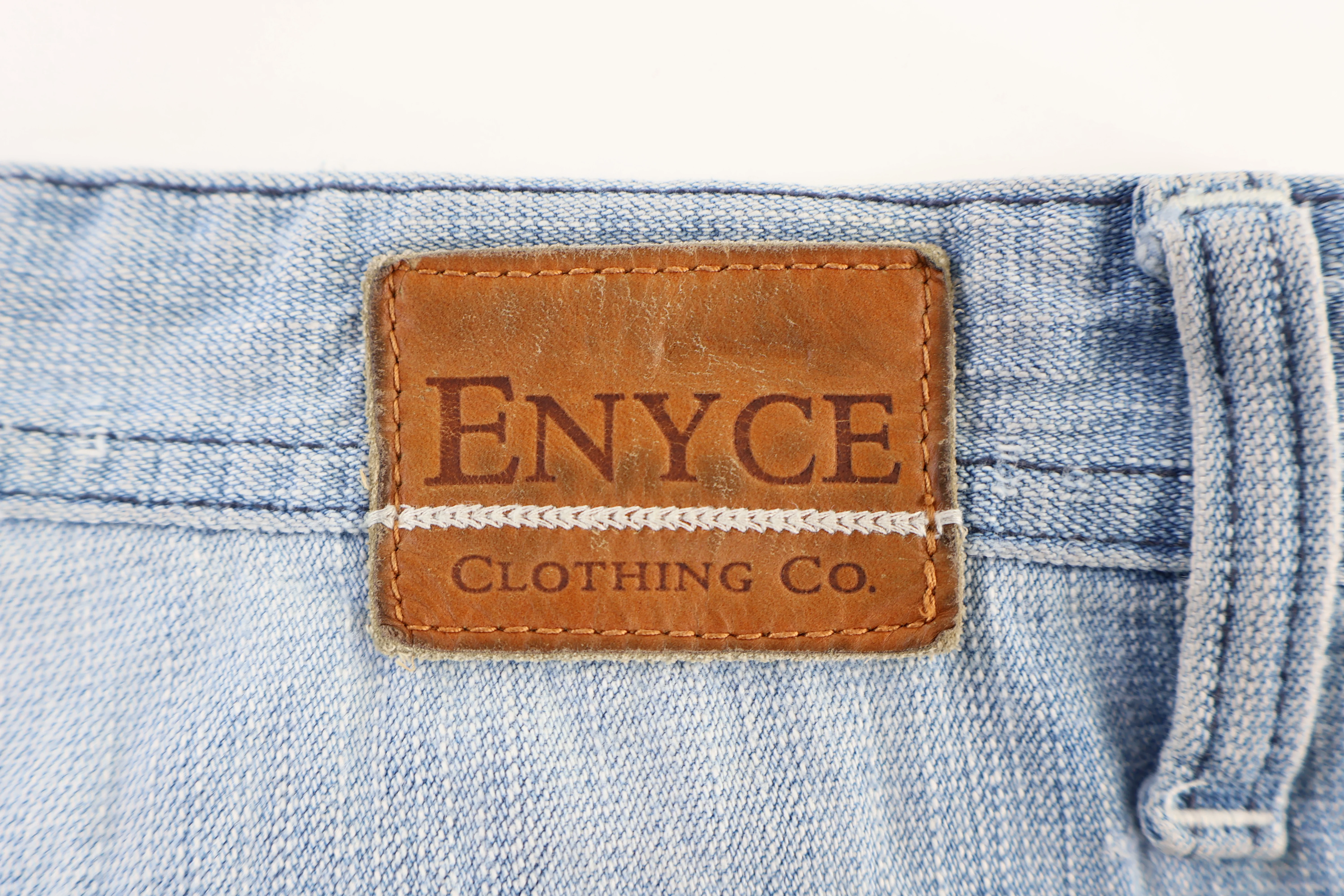 Enyce Light Wash Denim Shorts - Image 3