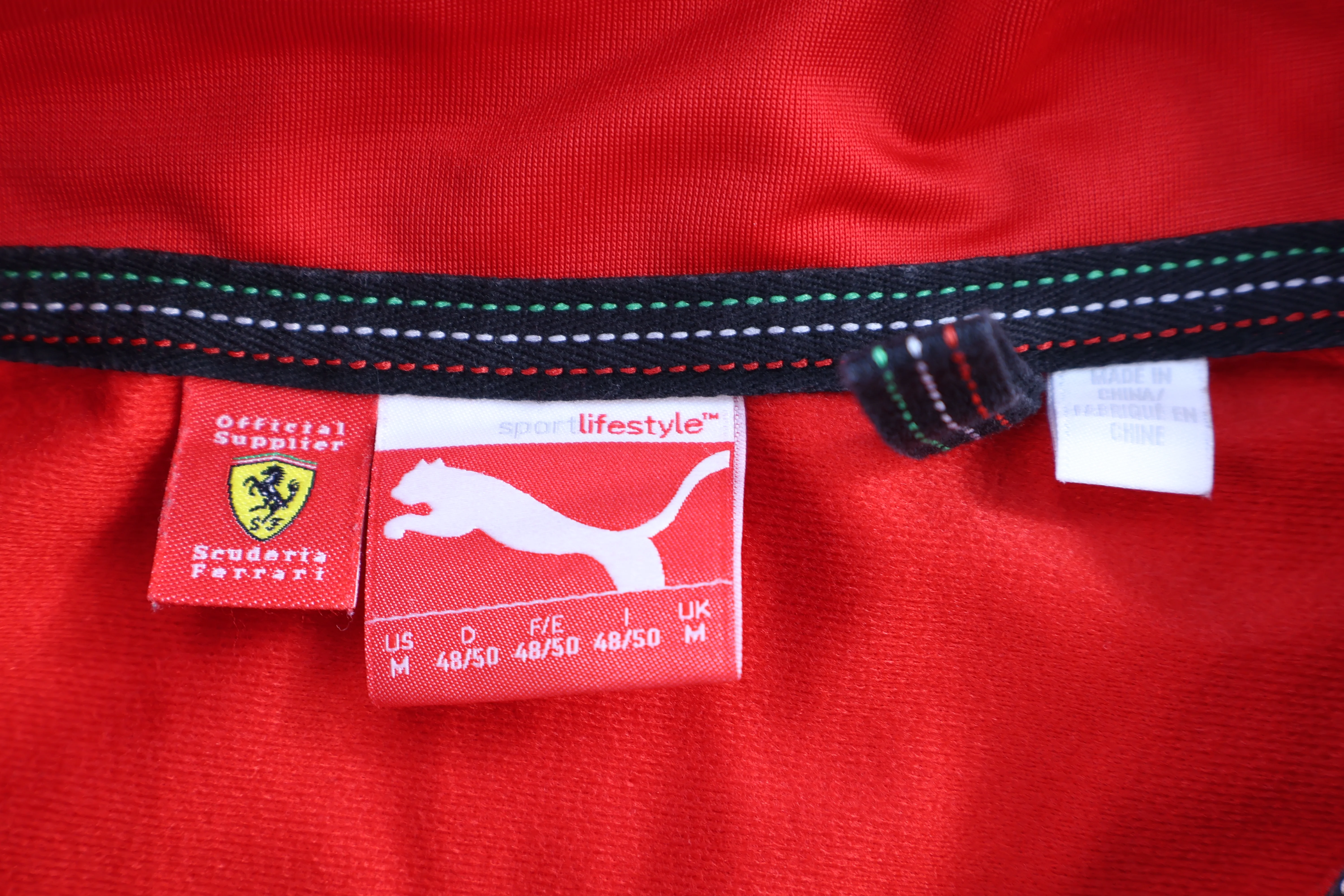 Ferrari Red Full Zip Track Jacket - Image 4