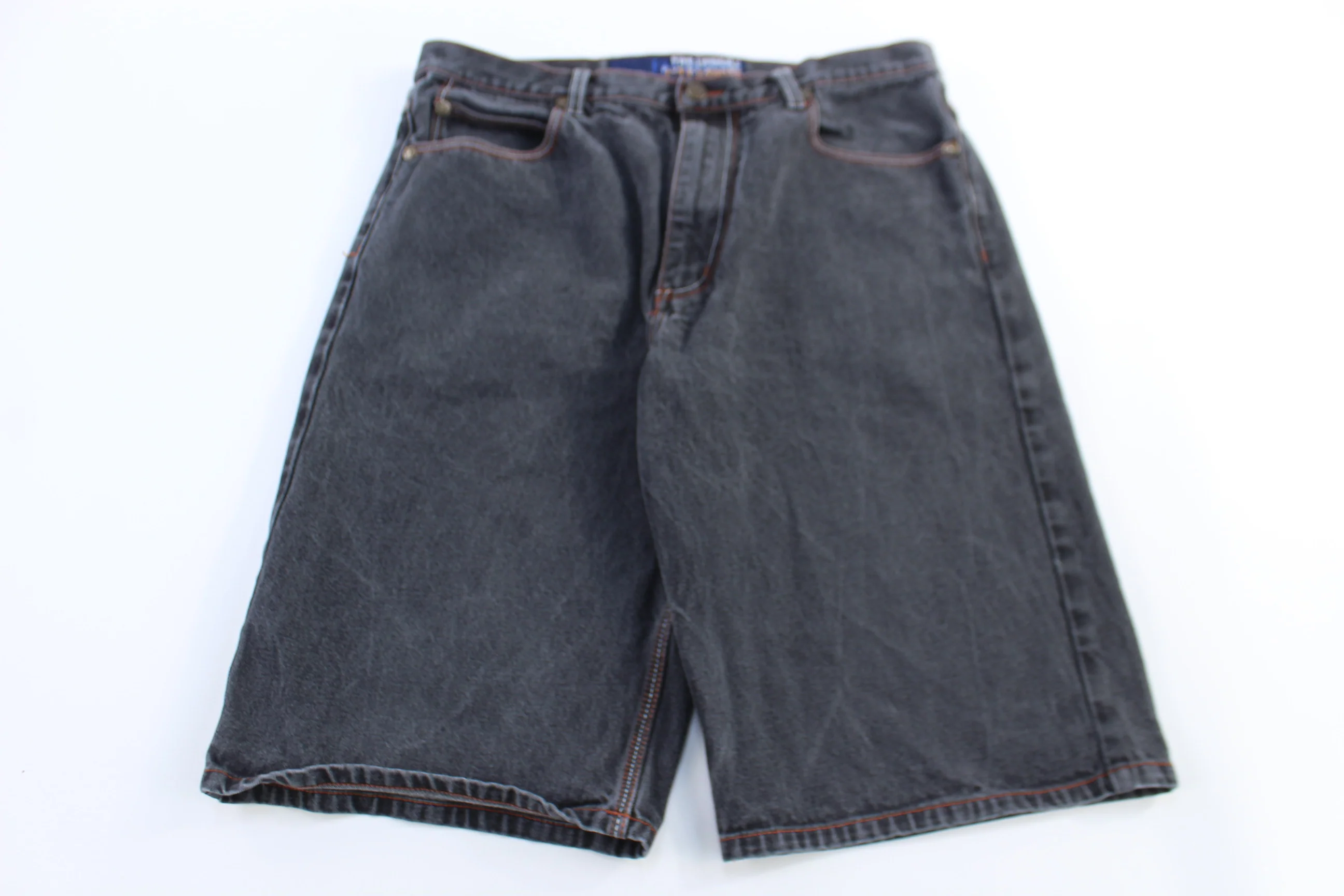 Five Elementz Dark Wash Denim Shorts - Image 2