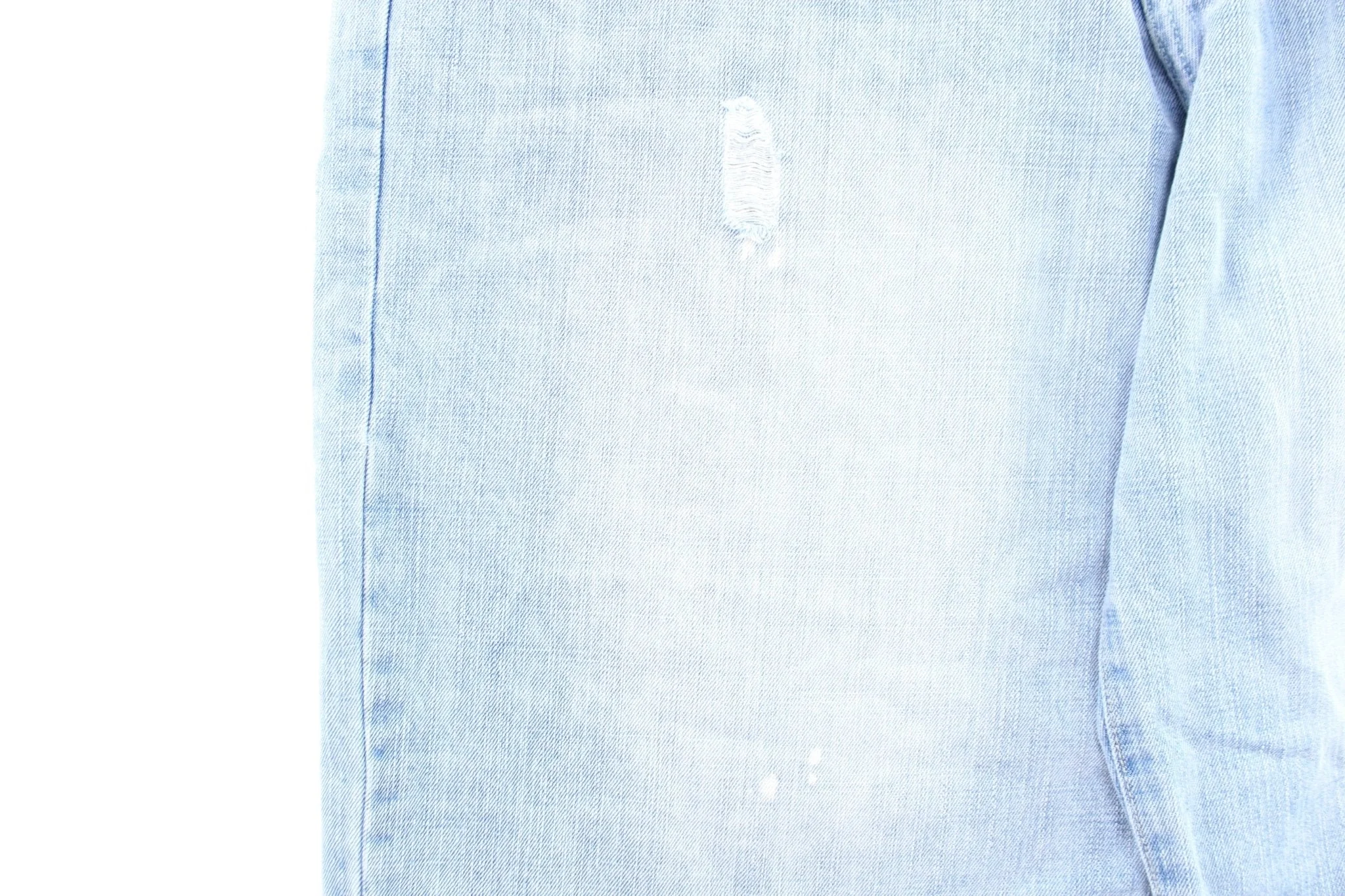 FlyPaper Light Wash Denim Shorts - Image 3