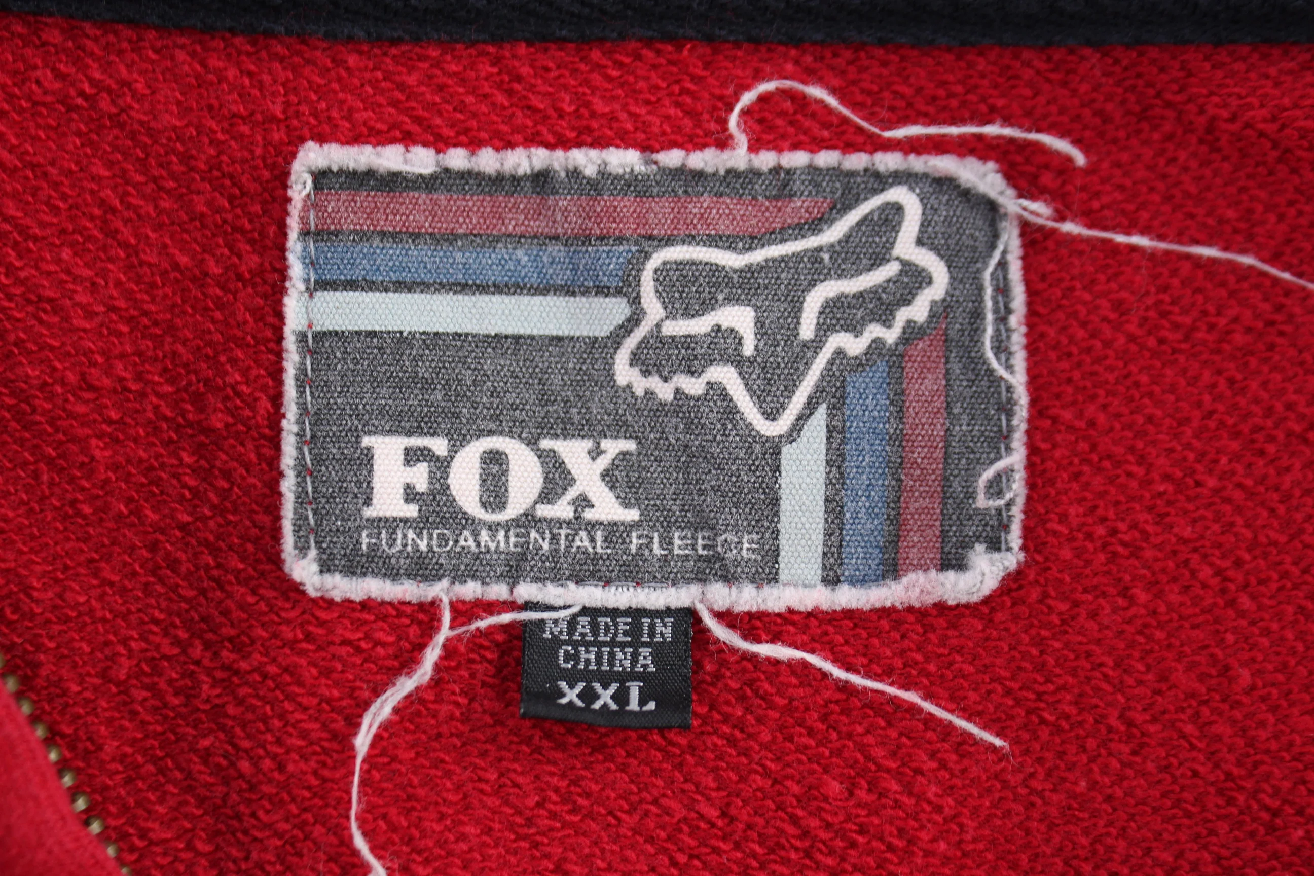 Fox Racing Red Full Zip Jacket - Image 3