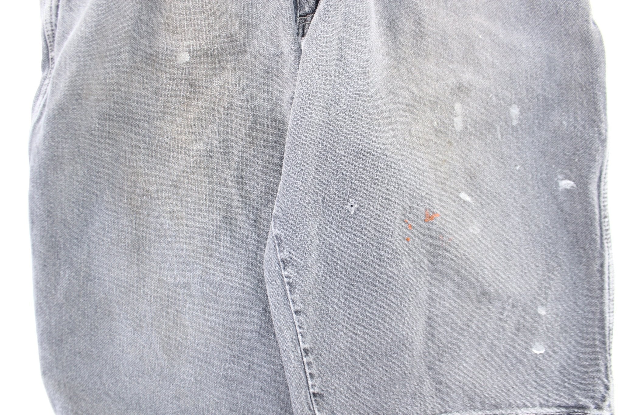 Fubu Collection Grey Wash Denim Shorts - Image 3