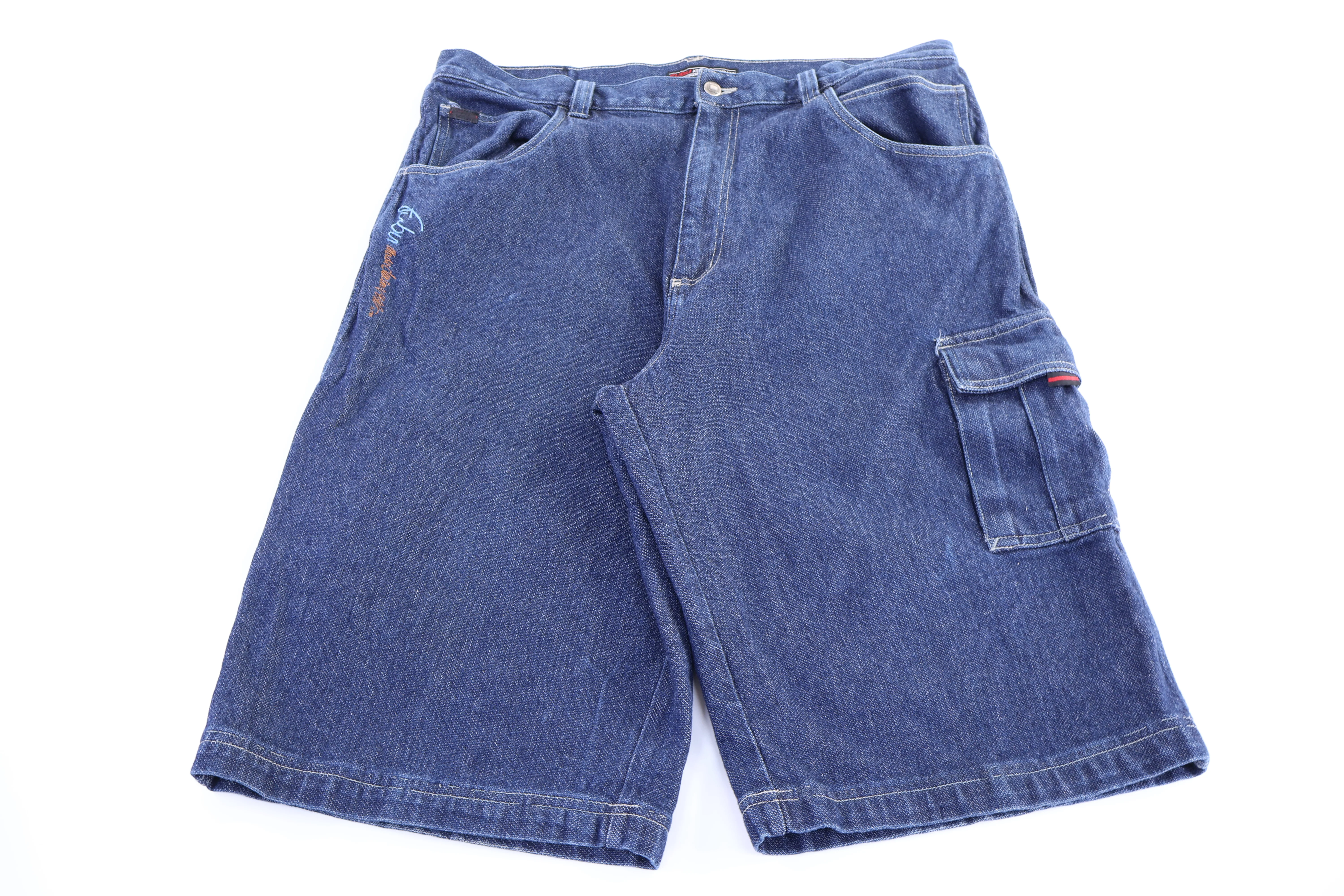 FUBU Dark Wash Denim Shorts
