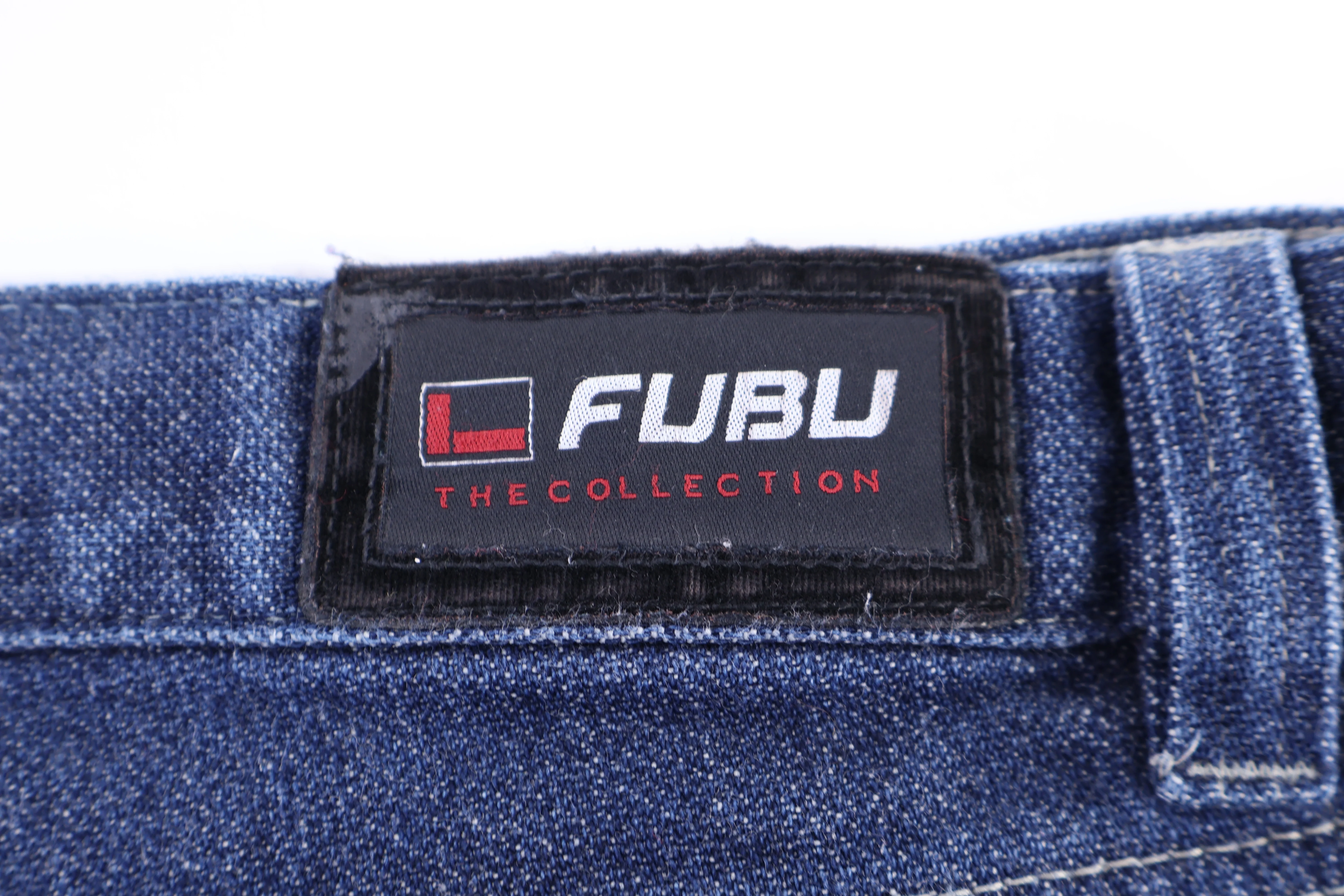 FUBU Dark Wash Denim Shorts - Image 3
