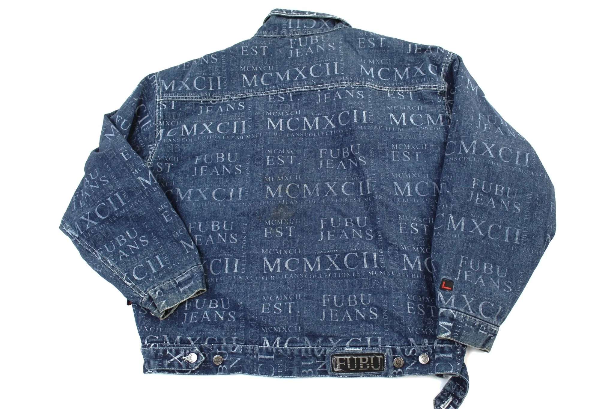 FUBU MCMXCII Denim Jacket - Image 2