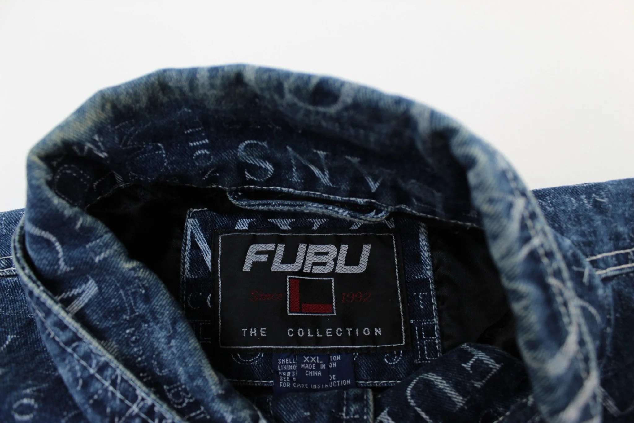 FUBU MCMXCII Denim Jacket - Image 4