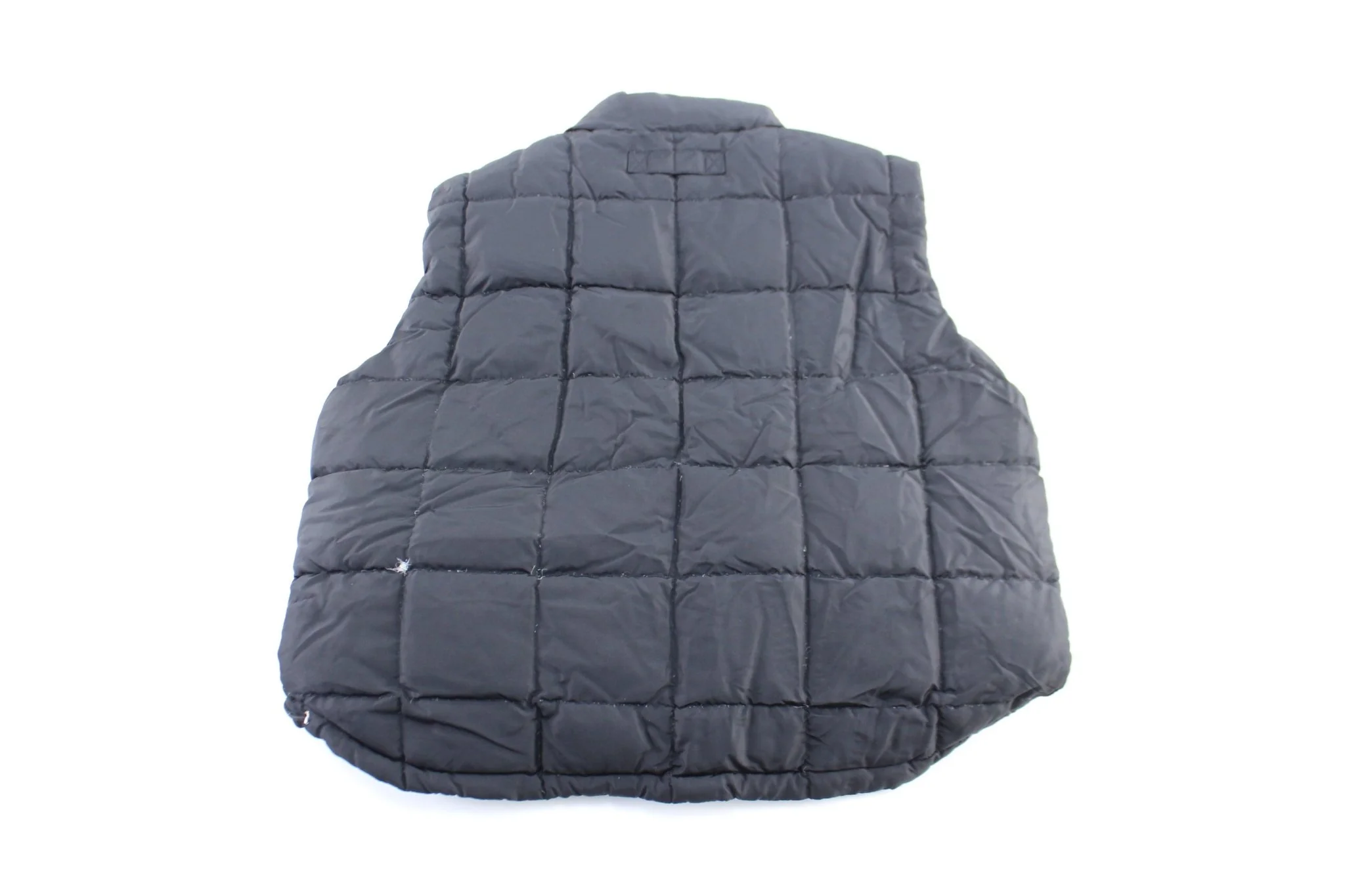 90’s Gap Black & Silver Reversible Puffer Vest