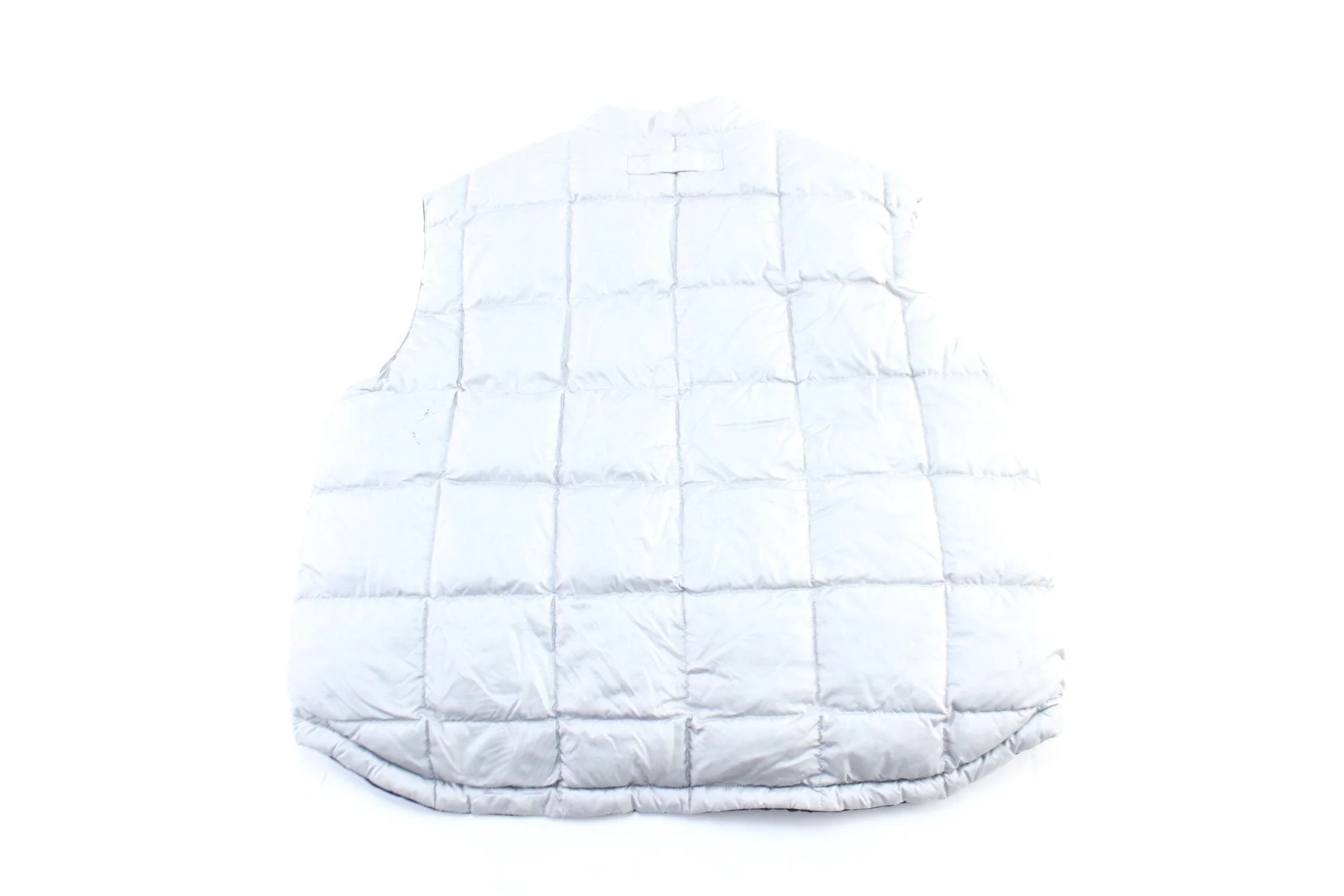 90’s Gap Black & Silver Reversible Puffer Vest - Image 4