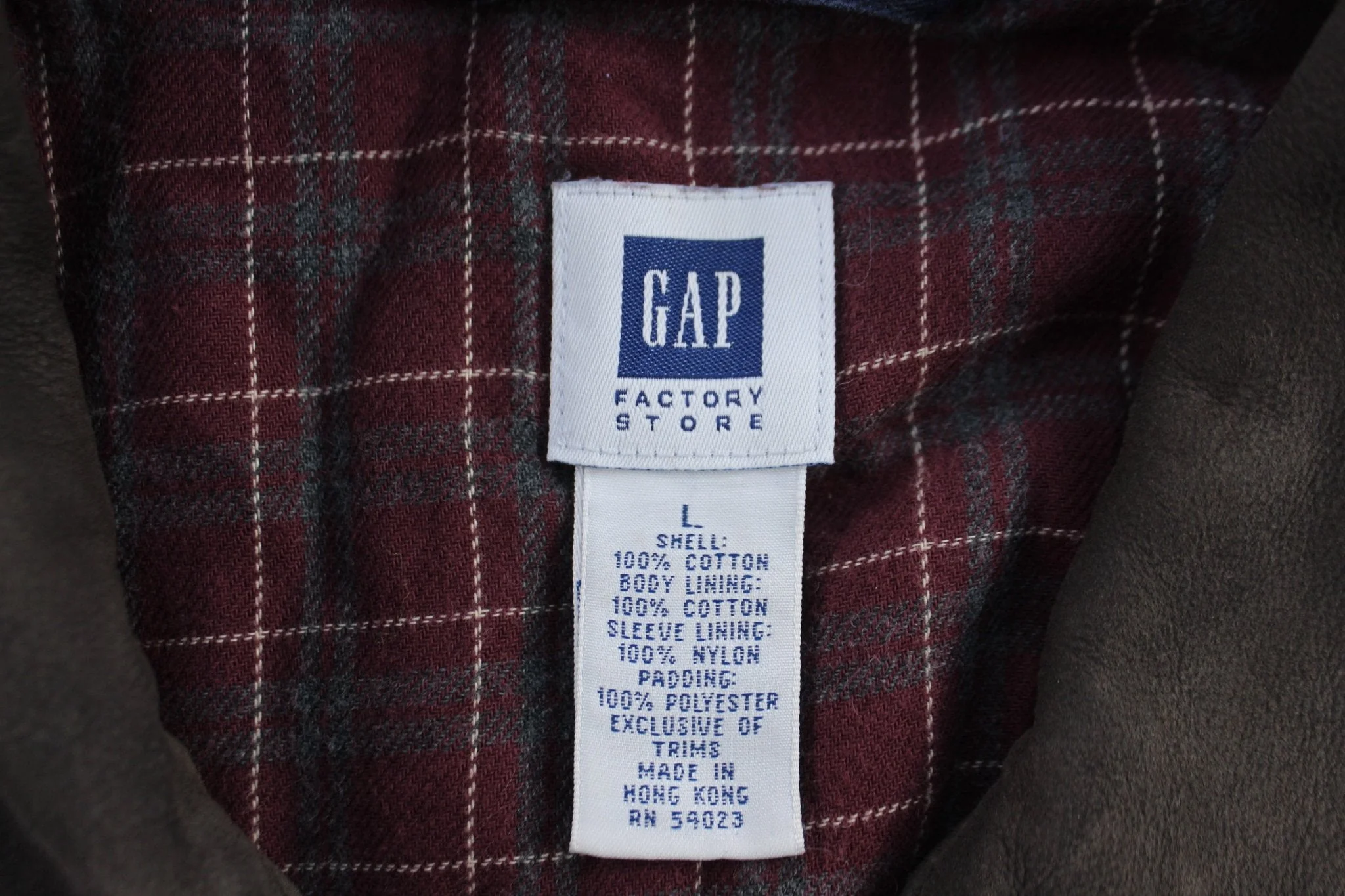 Gap Blue Blanket Lined Coat - Image 3