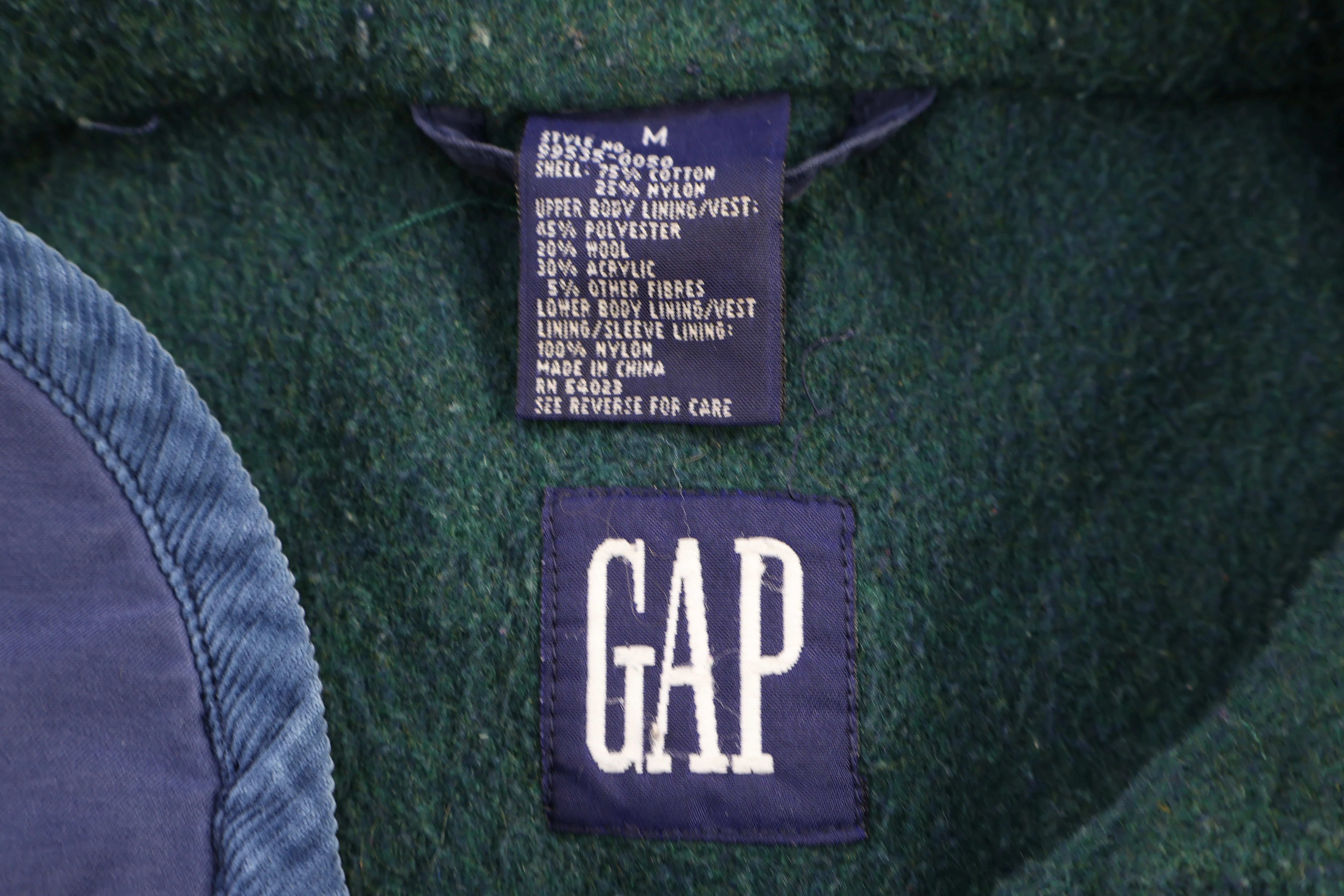 GAP Navy Blue Full Zip Jacket - Image 5