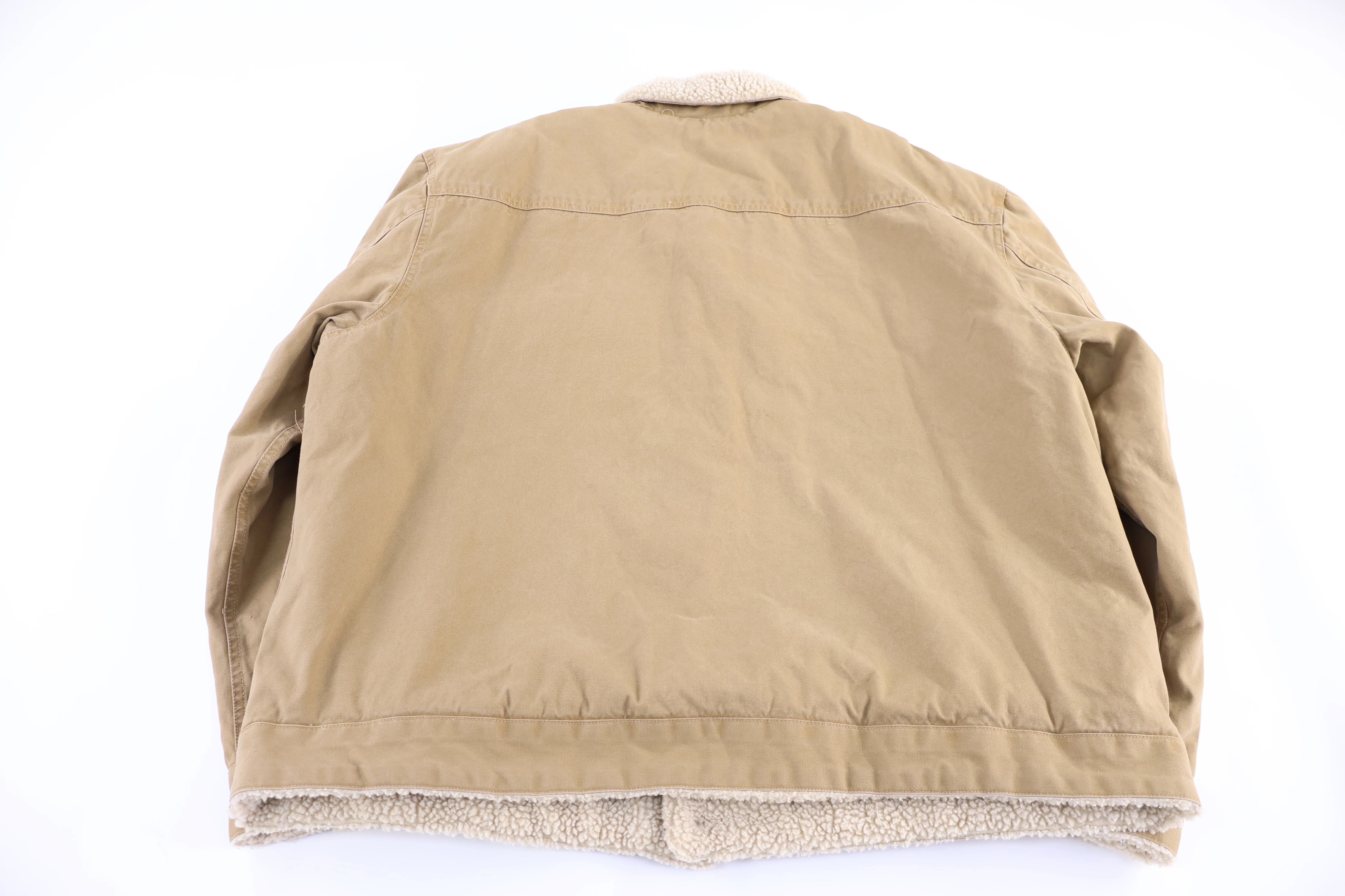 Vintage GAP Tan Sherpa Lined Jacket - Image 2