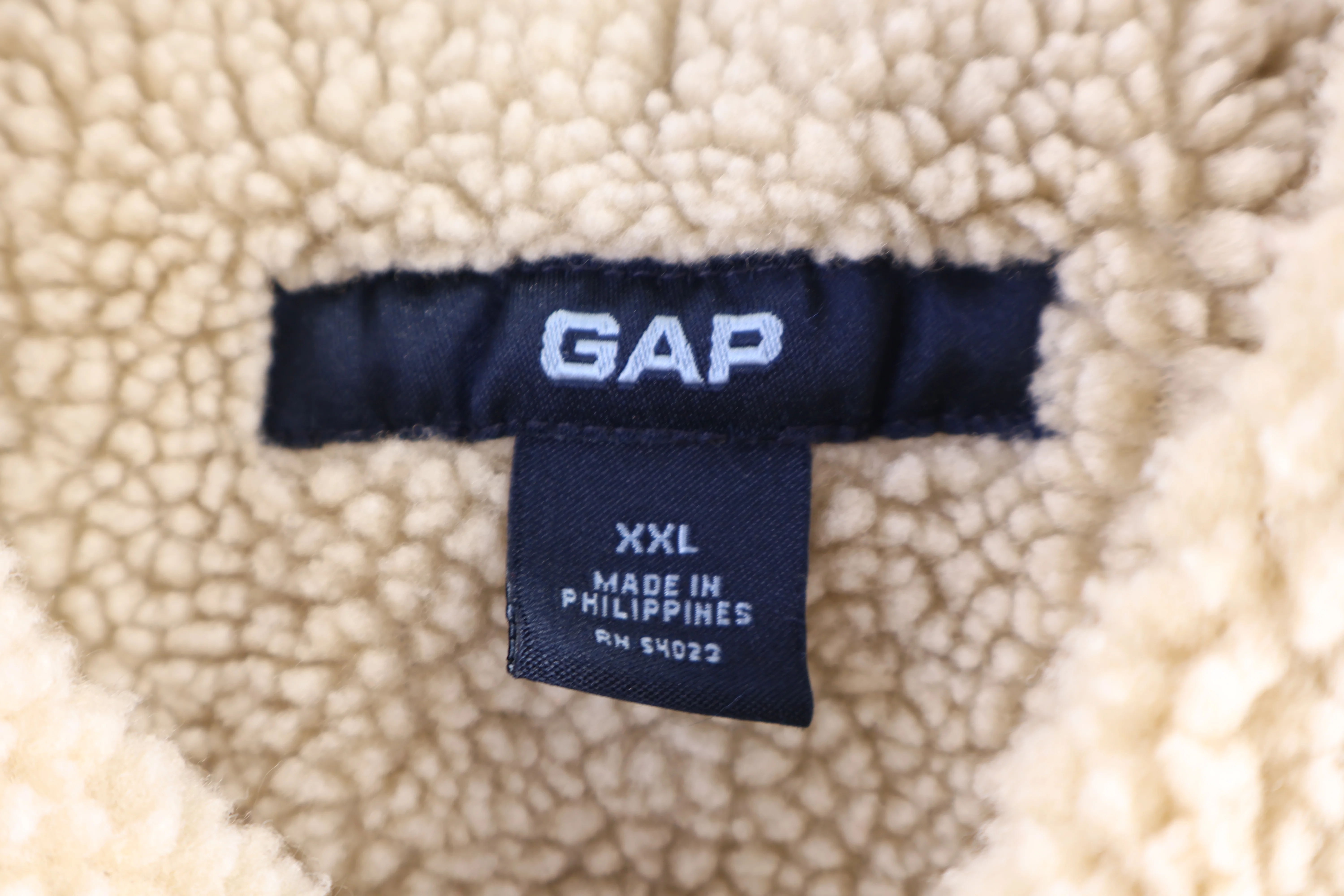 Vintage GAP Tan Sherpa Lined Jacket - Image 3