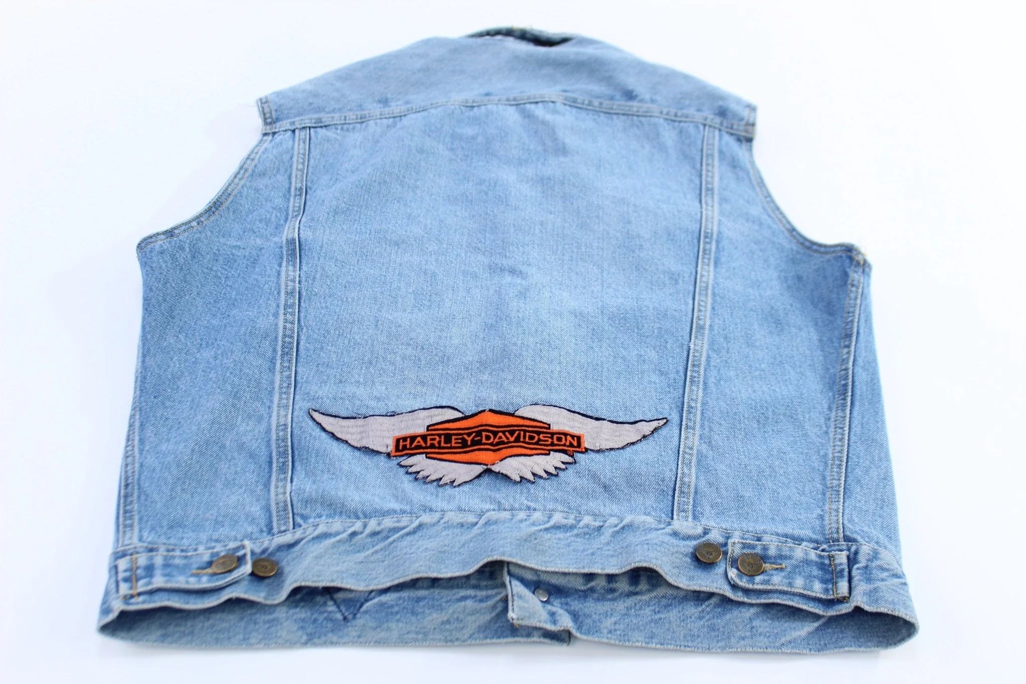 Georges Marciano by Guess Denim Button Down Vest - Image 2