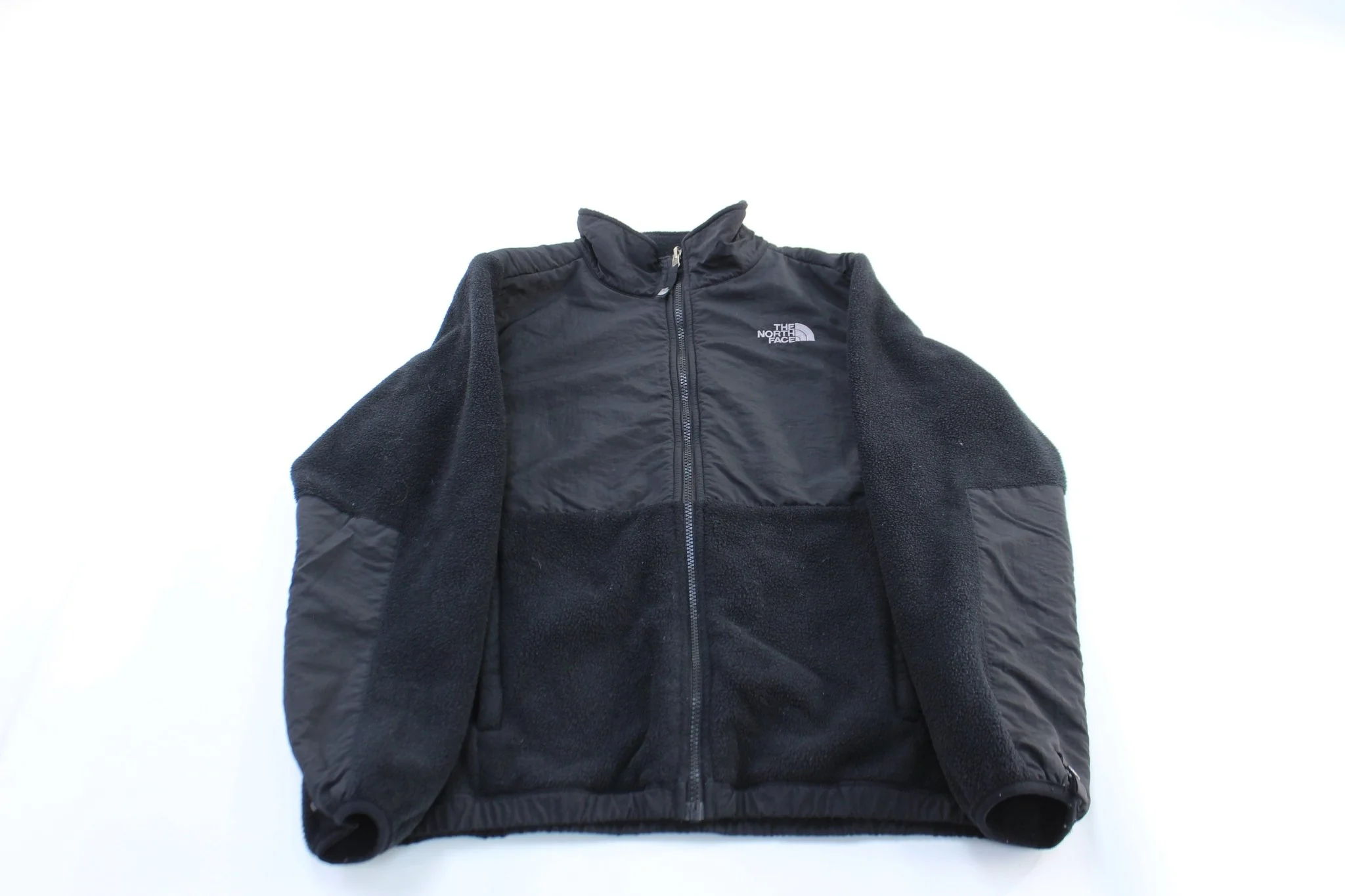 Girls The North Face Embroidered Logo Black Denali Jacket
