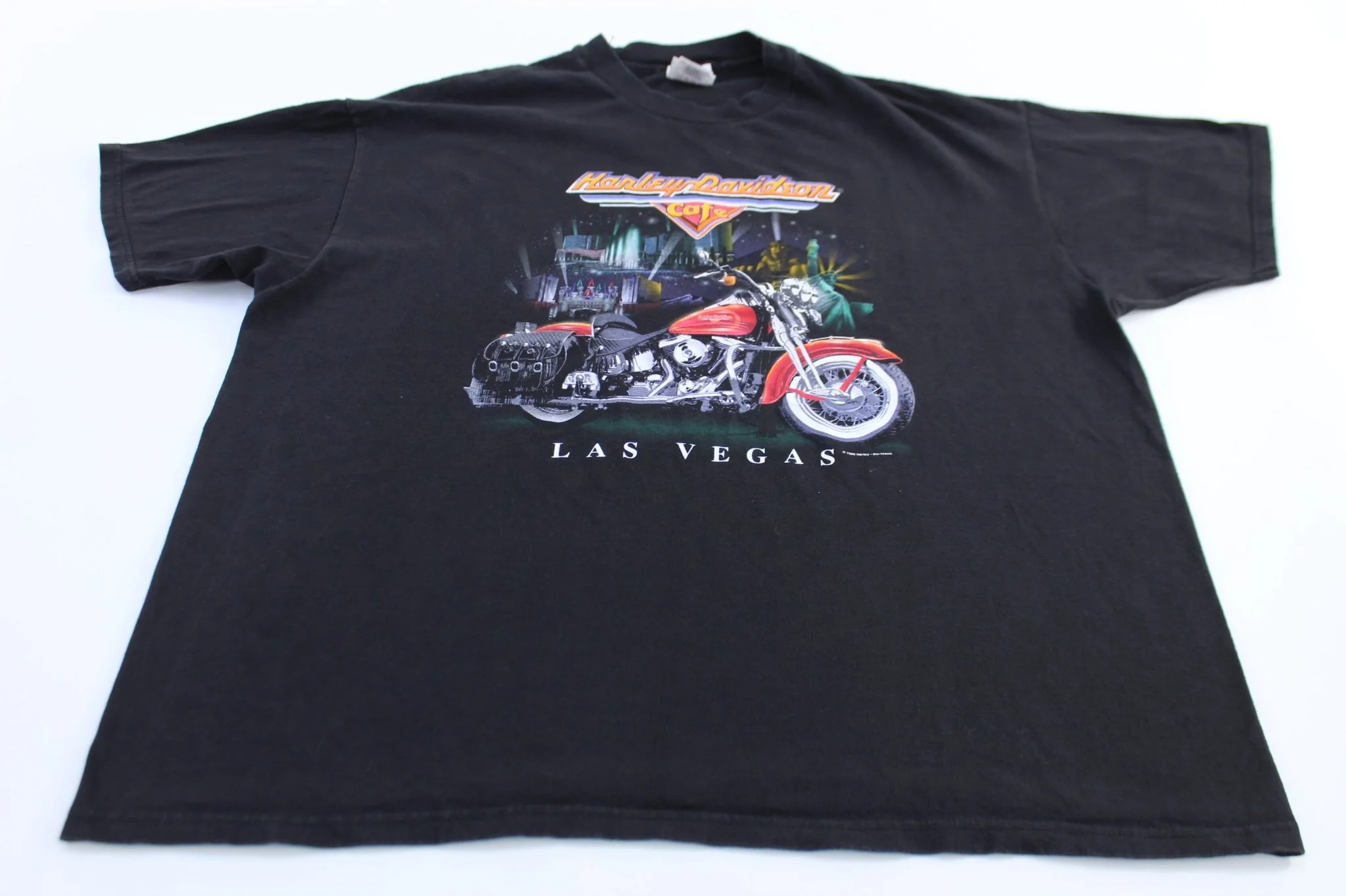 Harley Davidson Cafe Motorcycle Graphic T-shirt