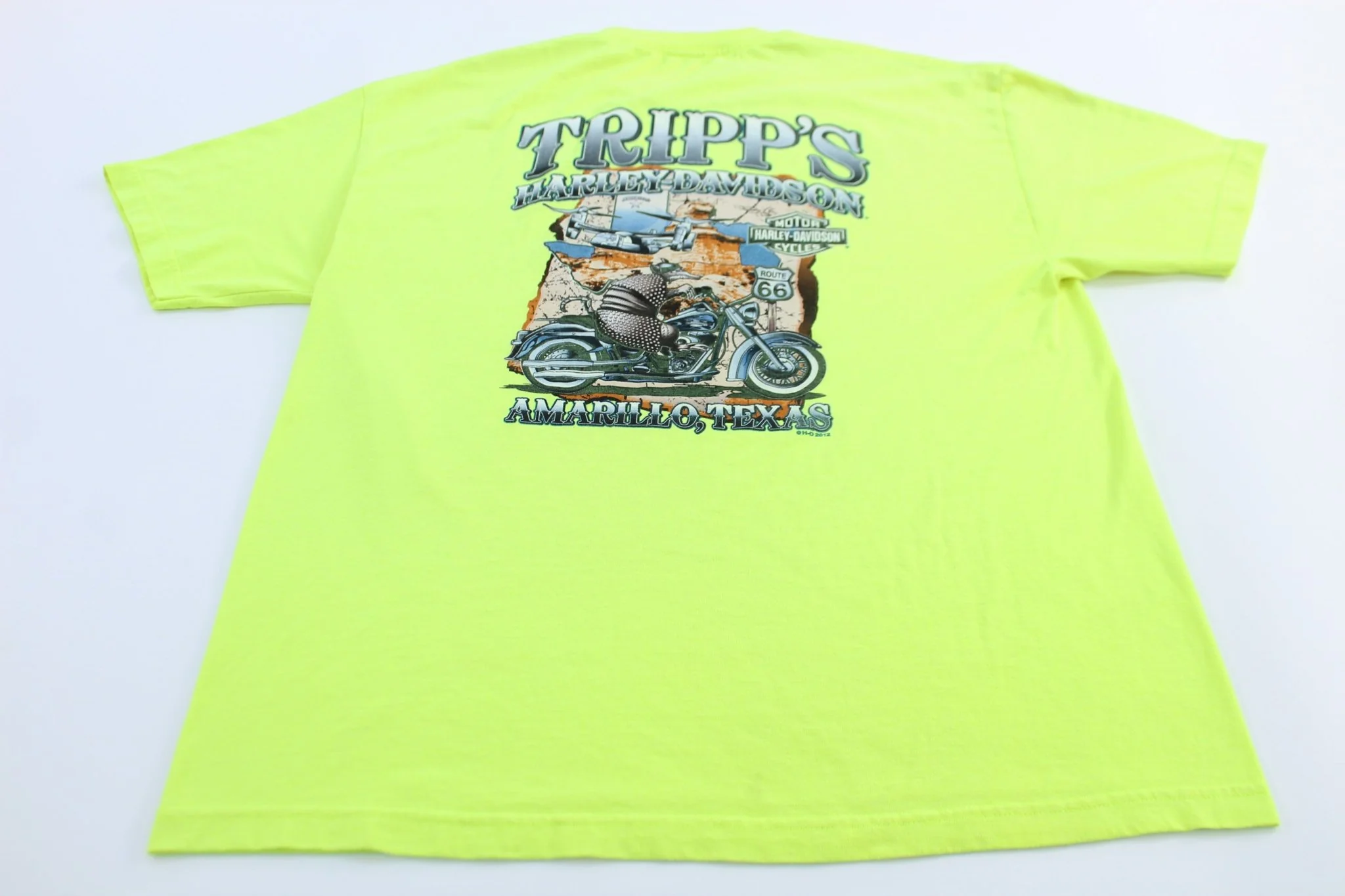 Harley Davidson Motorcycles Amarillo, Texas Neon T-Shirt