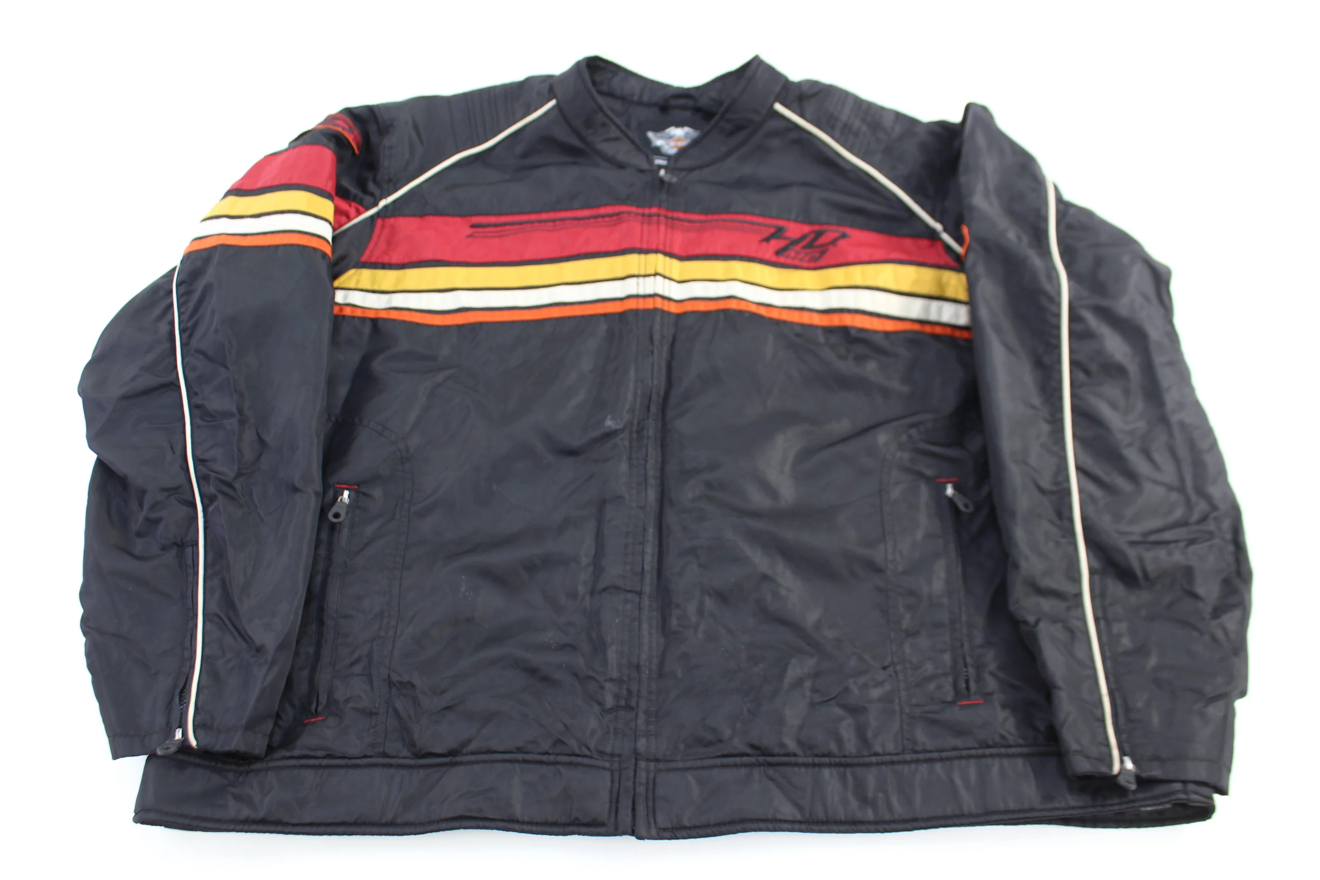 Harley Davidson Motorcycles Biker Full Zip Jacket