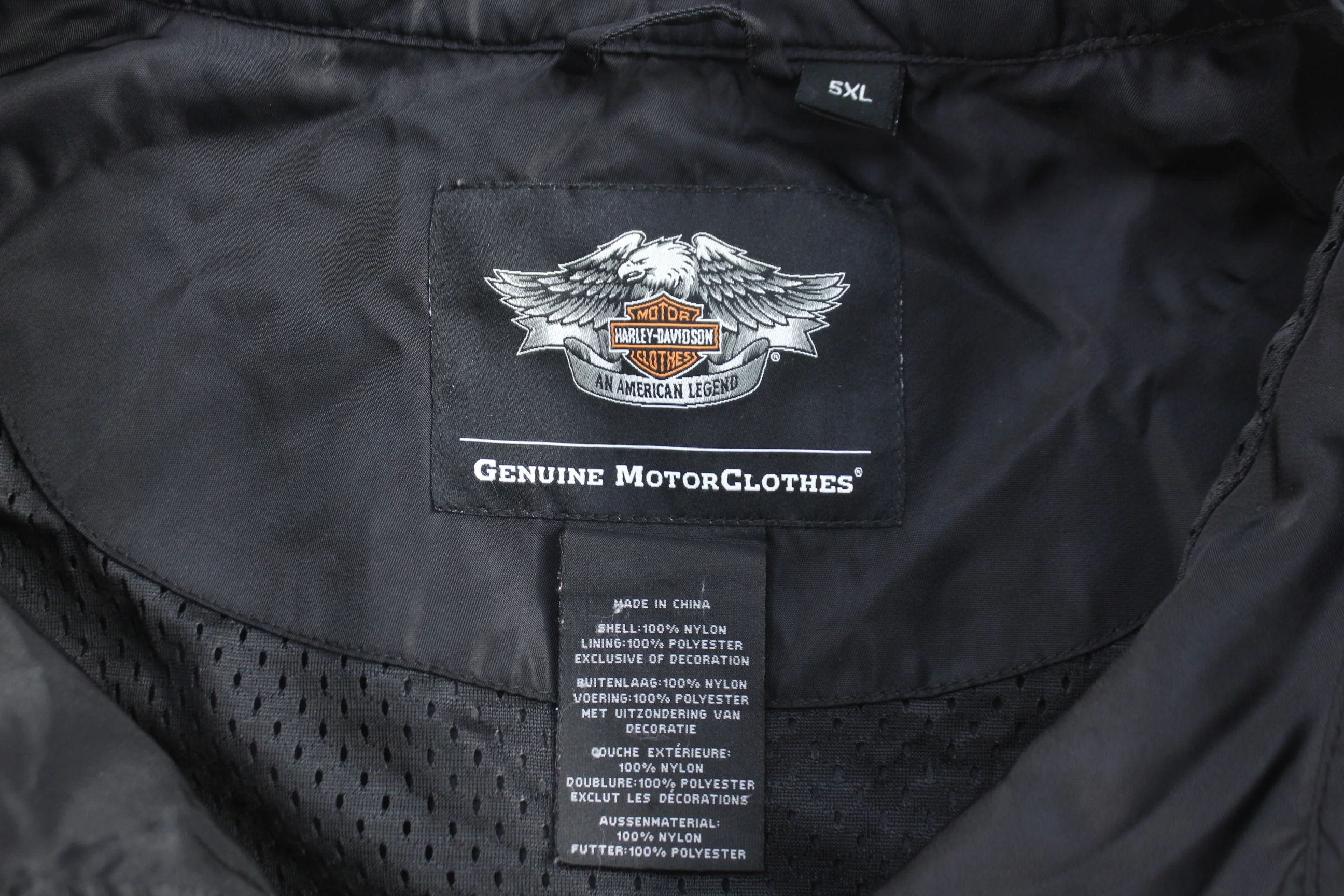 Harley Davidson Motorcycles Biker Full Zip Jacket - Image 4
