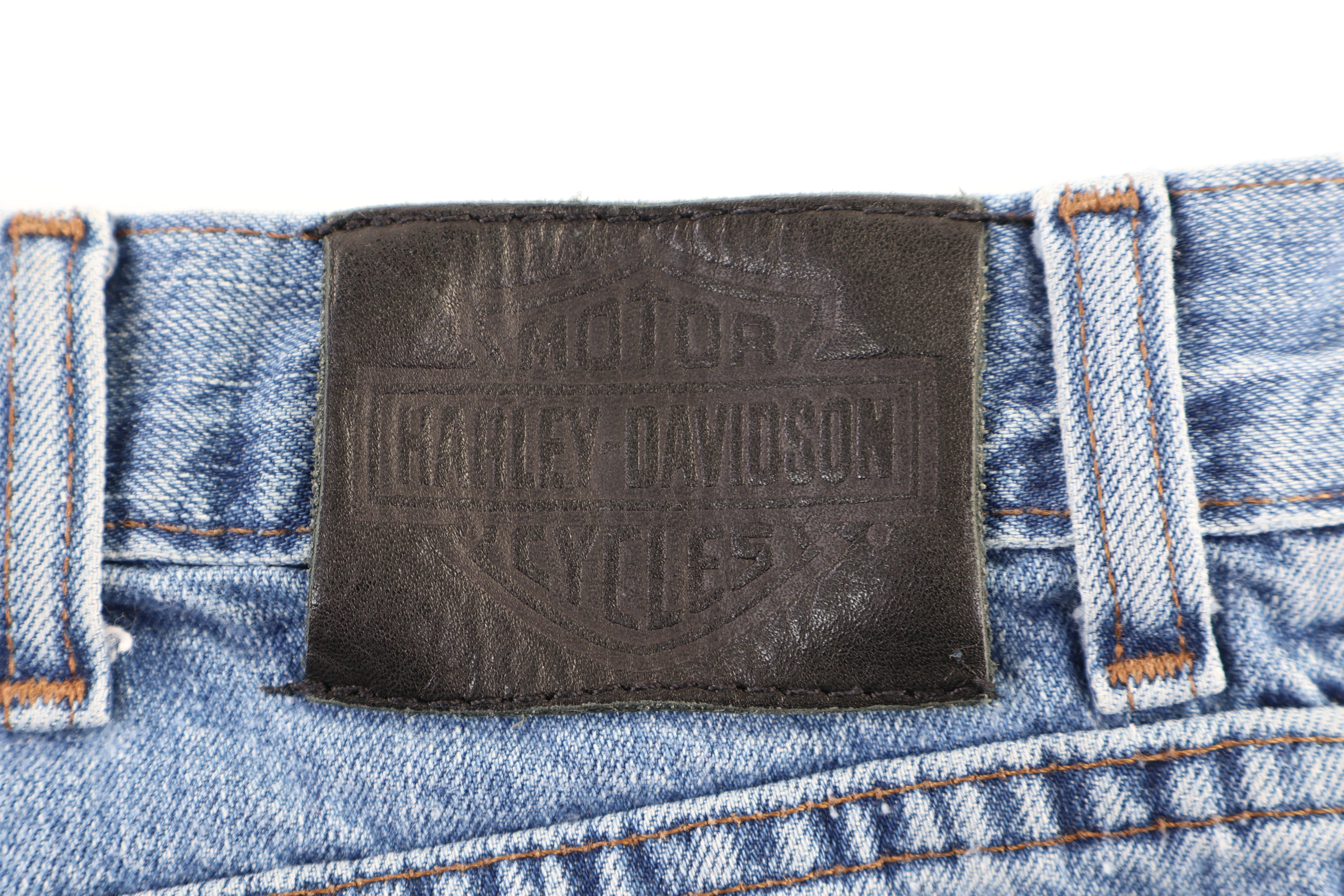 Harley Davidson Motorcycles Blue Denim Jeans - Image 3
