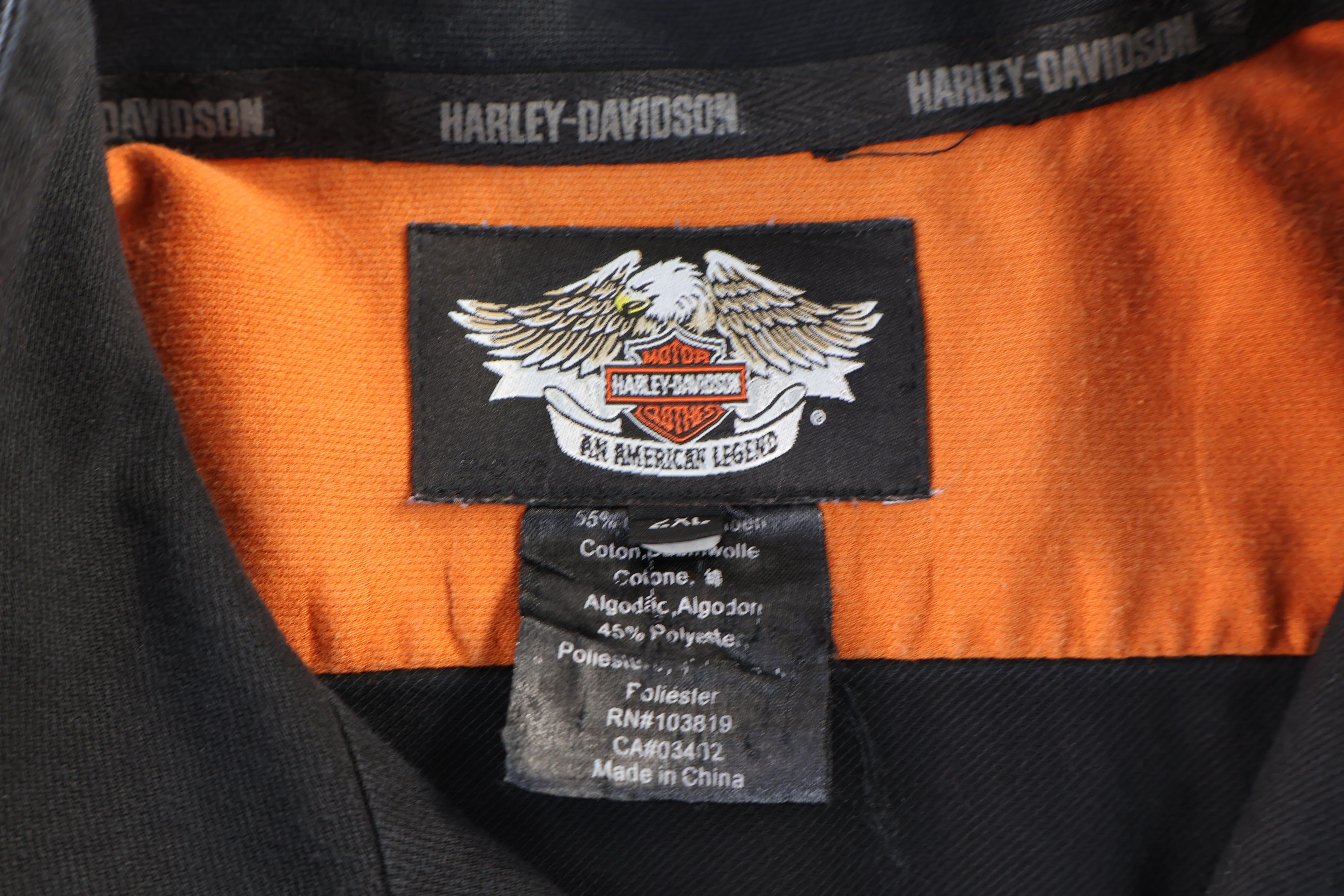 Harley Davidson Motorcycles Button Down - Image 3