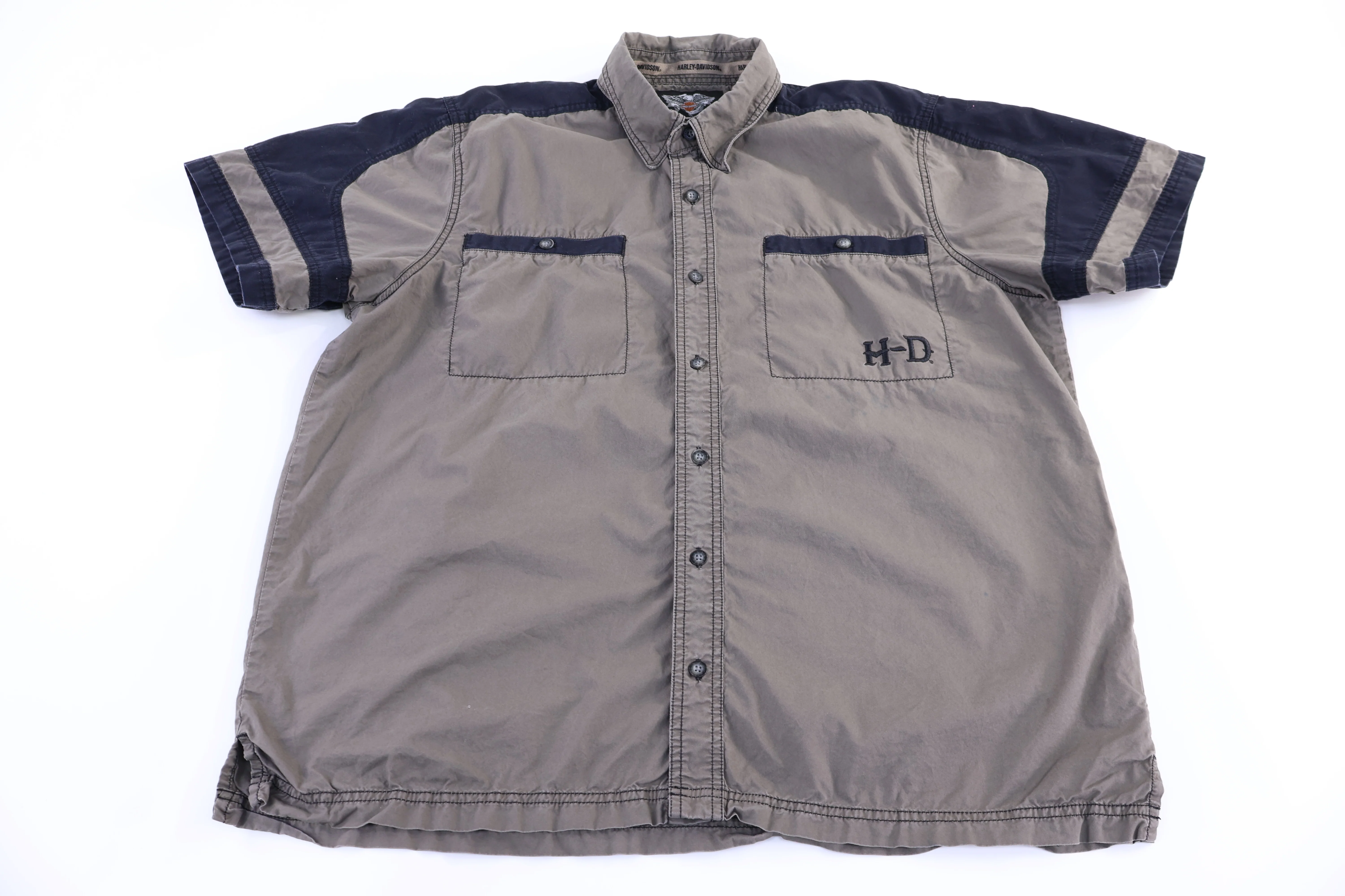 Harley Davidson Motorcycles Button Down