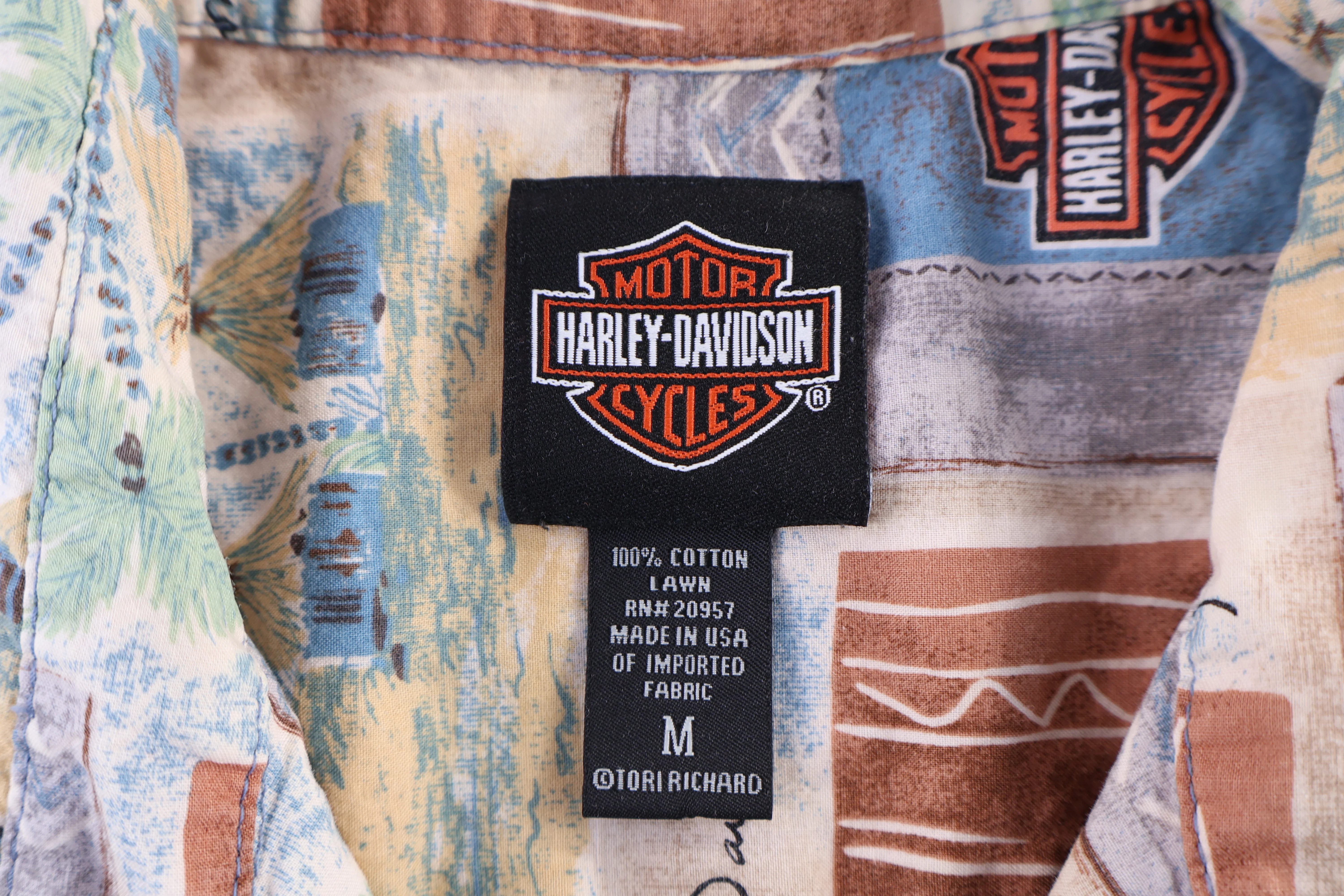 Harley Davidson Motorcycles Button Down - Image 3