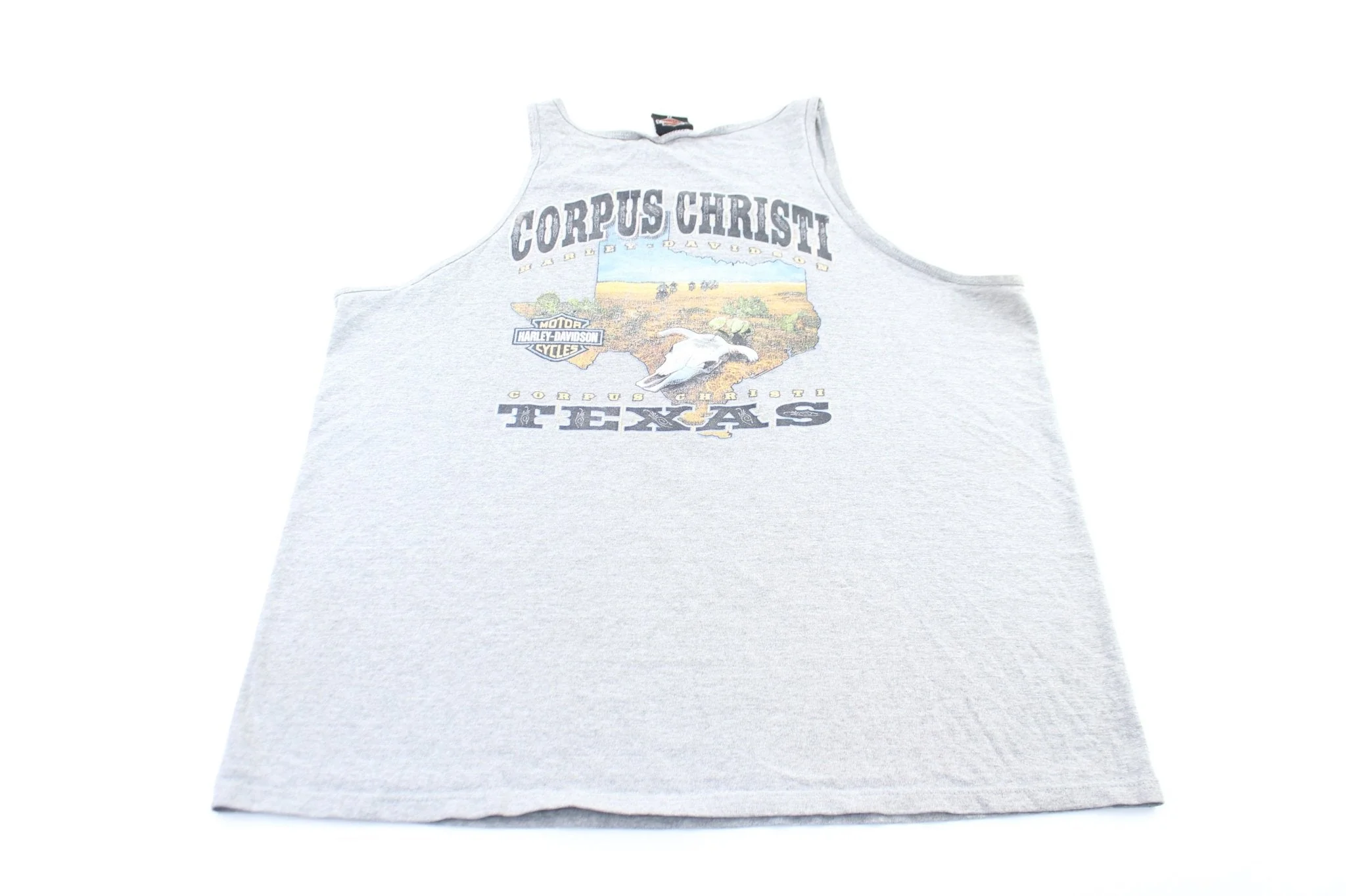 Harley Davidson Motorcycles Corpus Christi, Texas Tank Top - Image 2