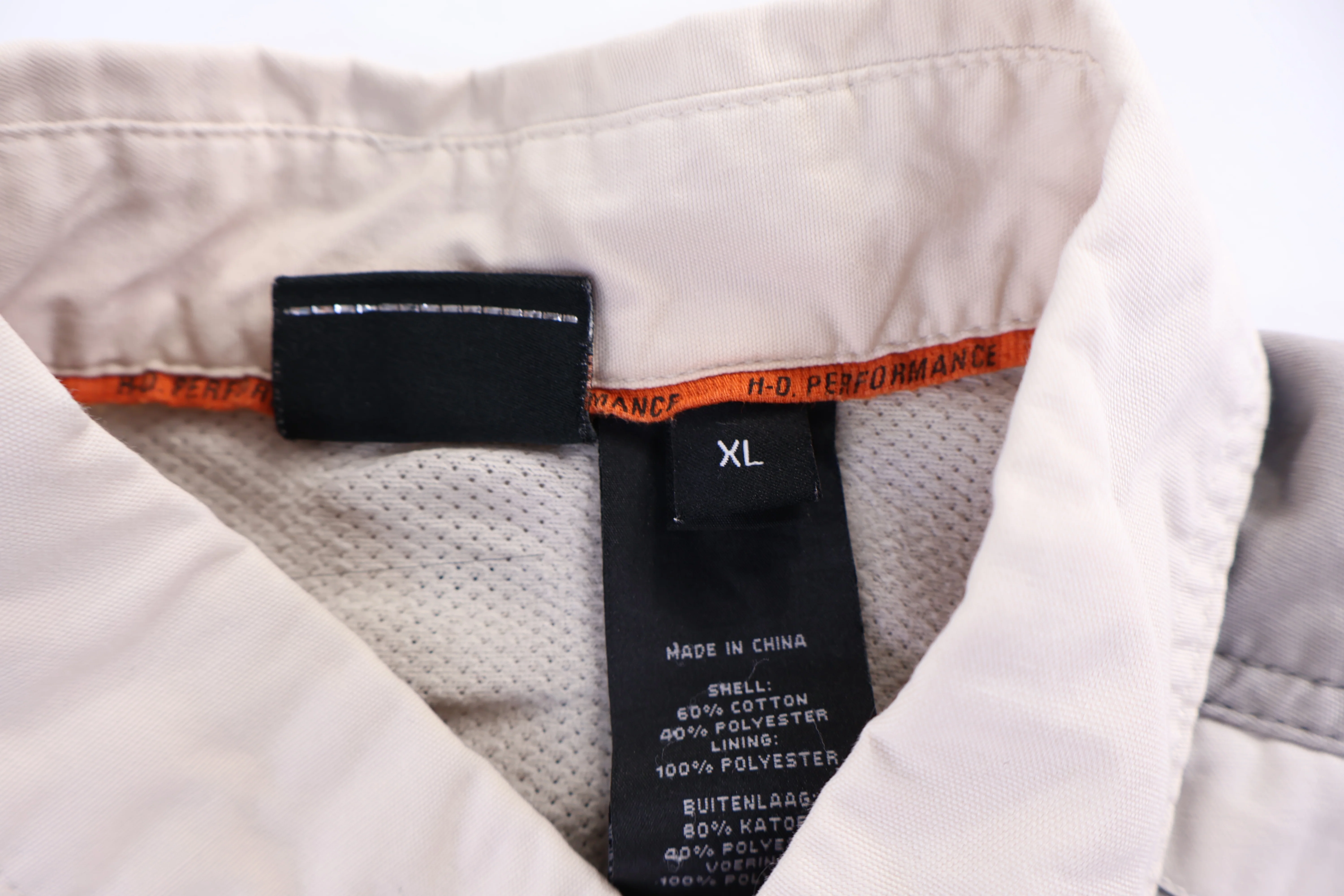 Harley Davidson Motorcycles Cream Button Down - Image 3