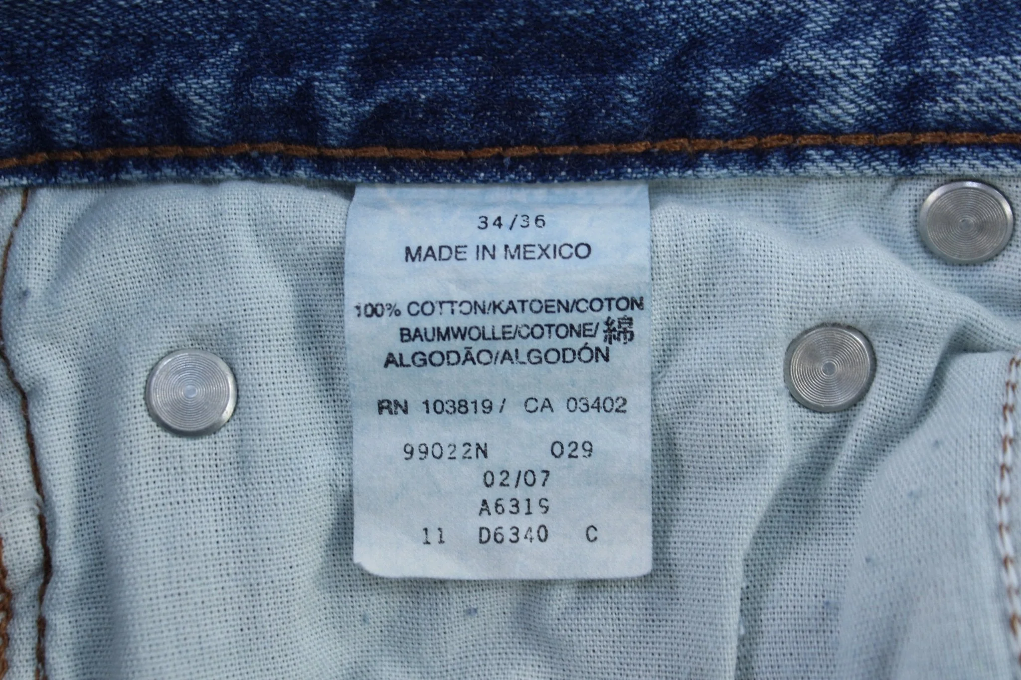 Harley Davidson Motorcycles Dark Wash Denim Jeans - Image 4