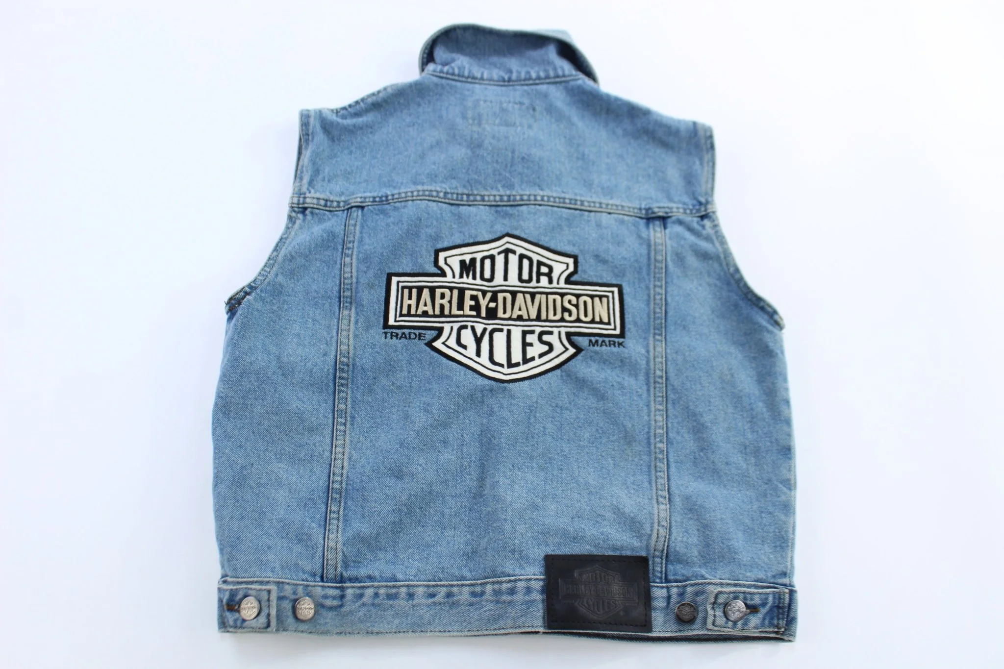 Harley Davidson Motorcycles Denim Vest