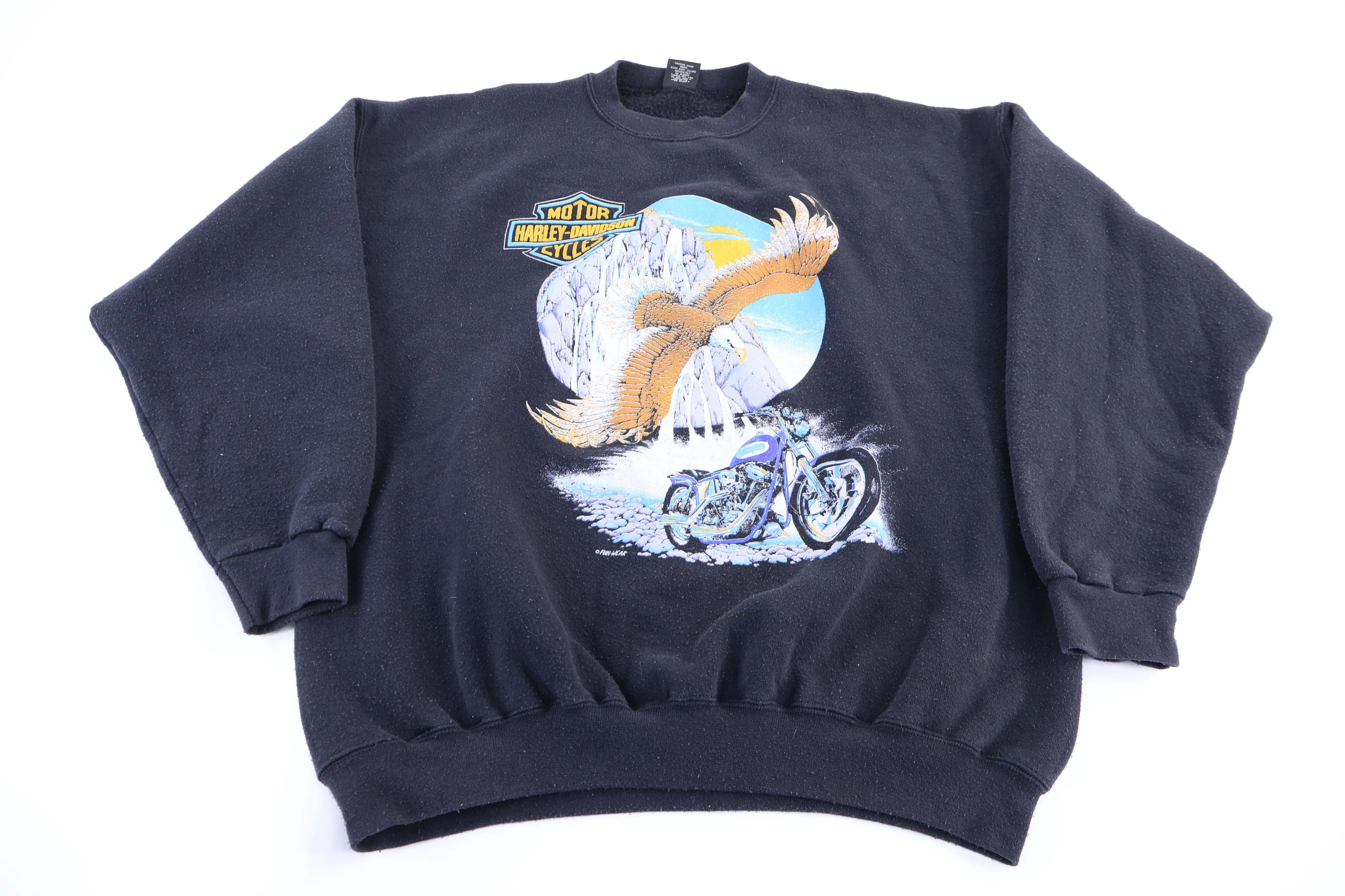 Harley Davidson Motorcycles Eagle Graphic Sweatshirt