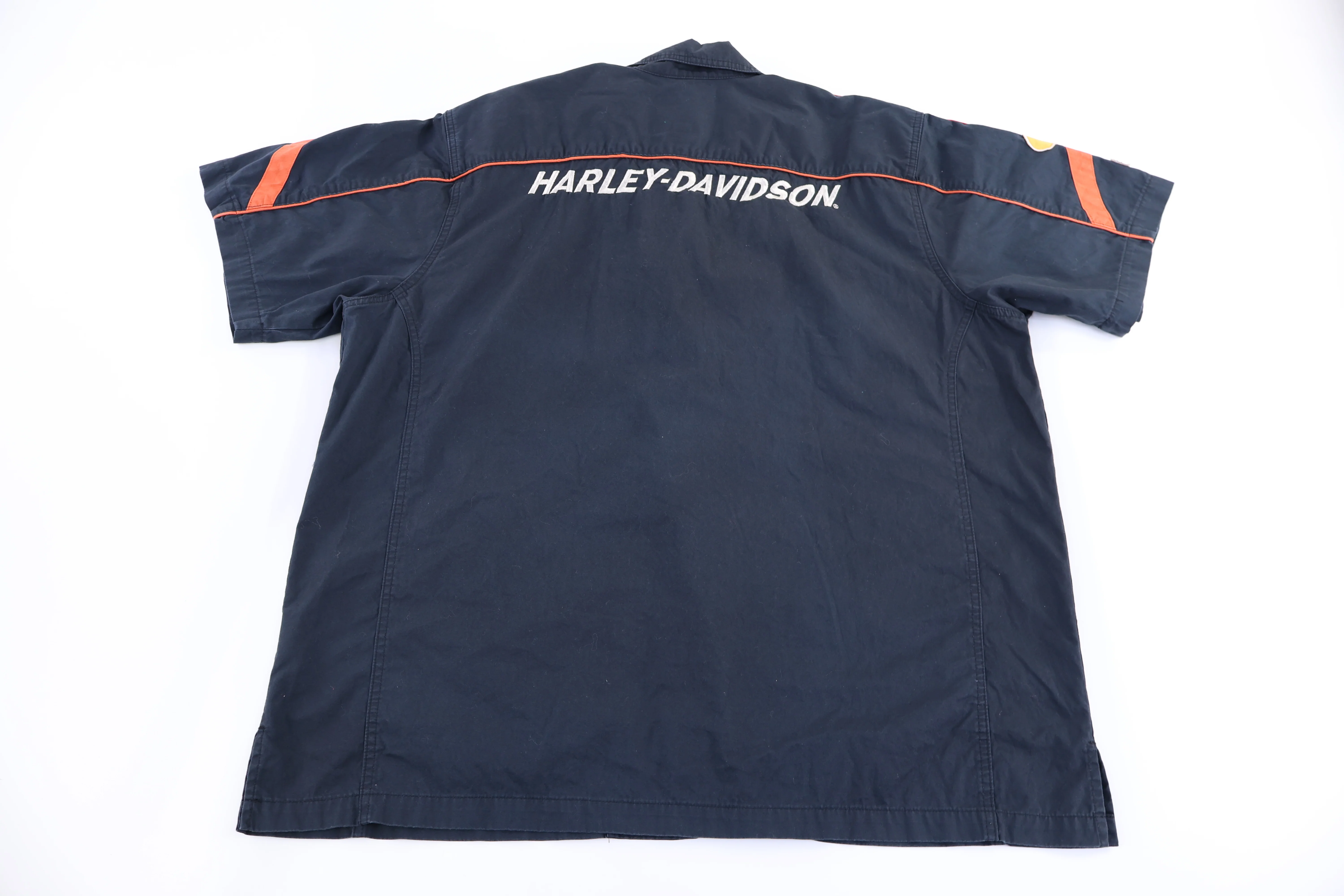 Harley Davidson Motorcycles Embroidered Button Down - Image 2