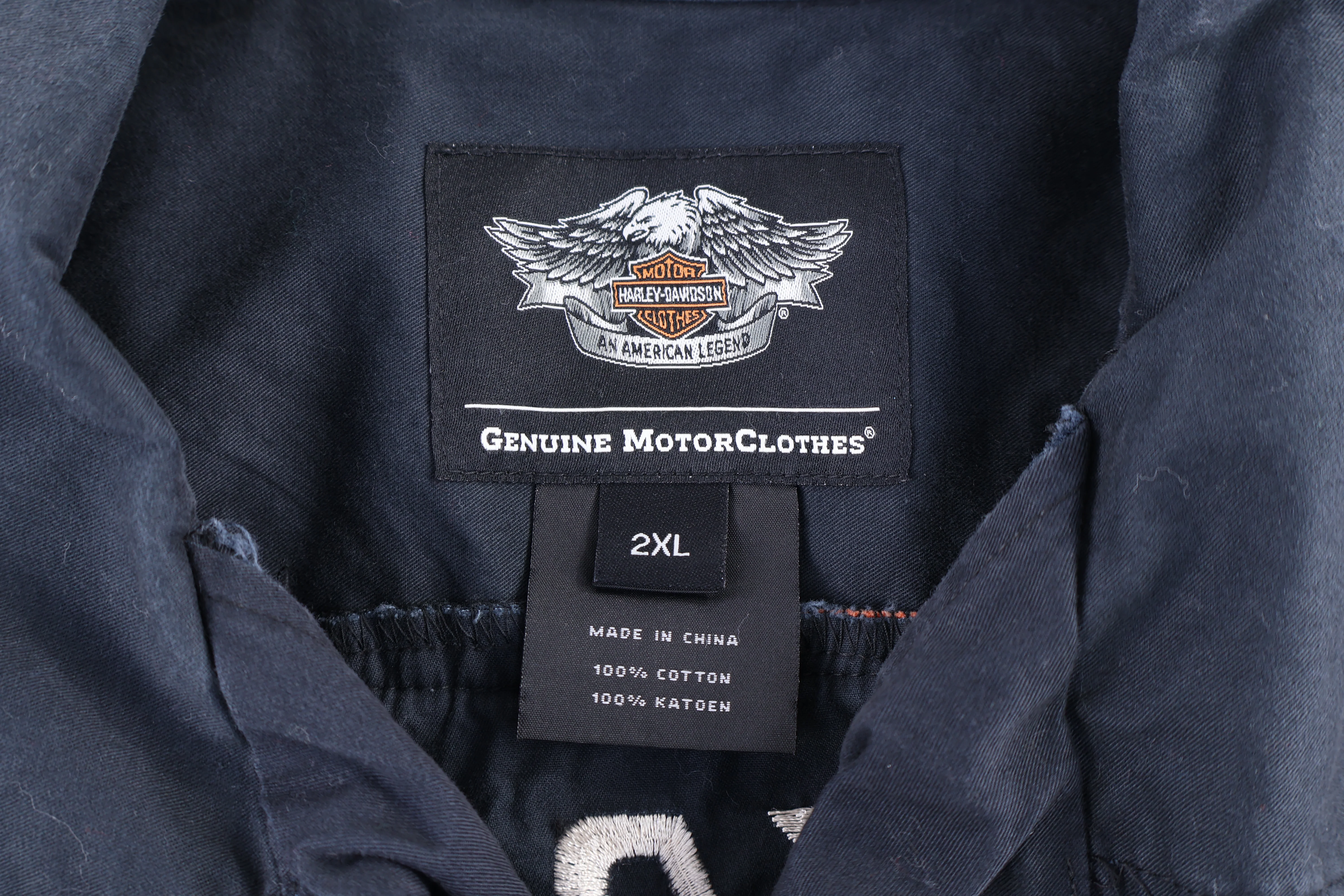 Harley Davidson Motorcycles Embroidered Button Down - Image 3