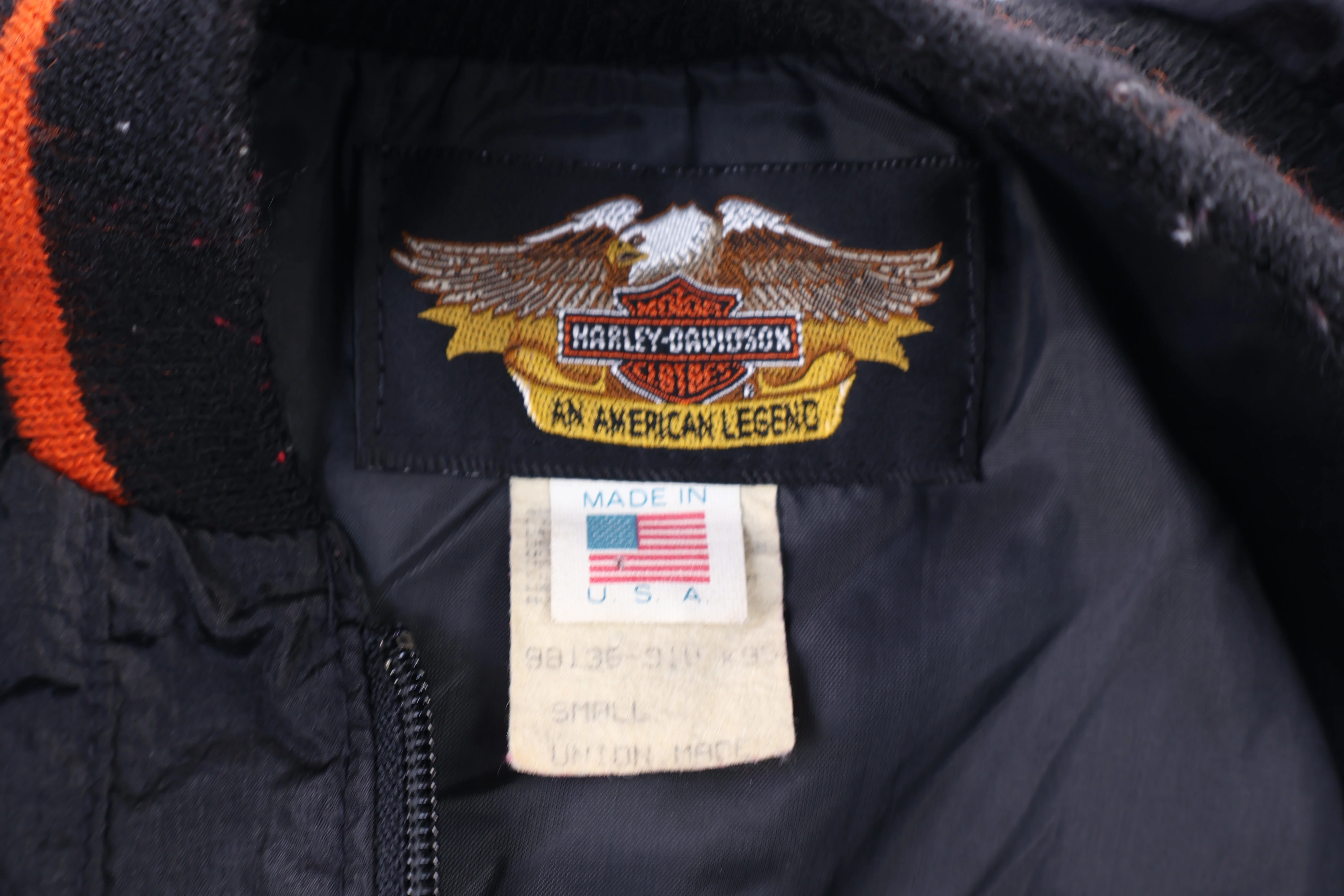 Harley Davidson Motorcycles Embroidered Full Zip Jacket - Image 3