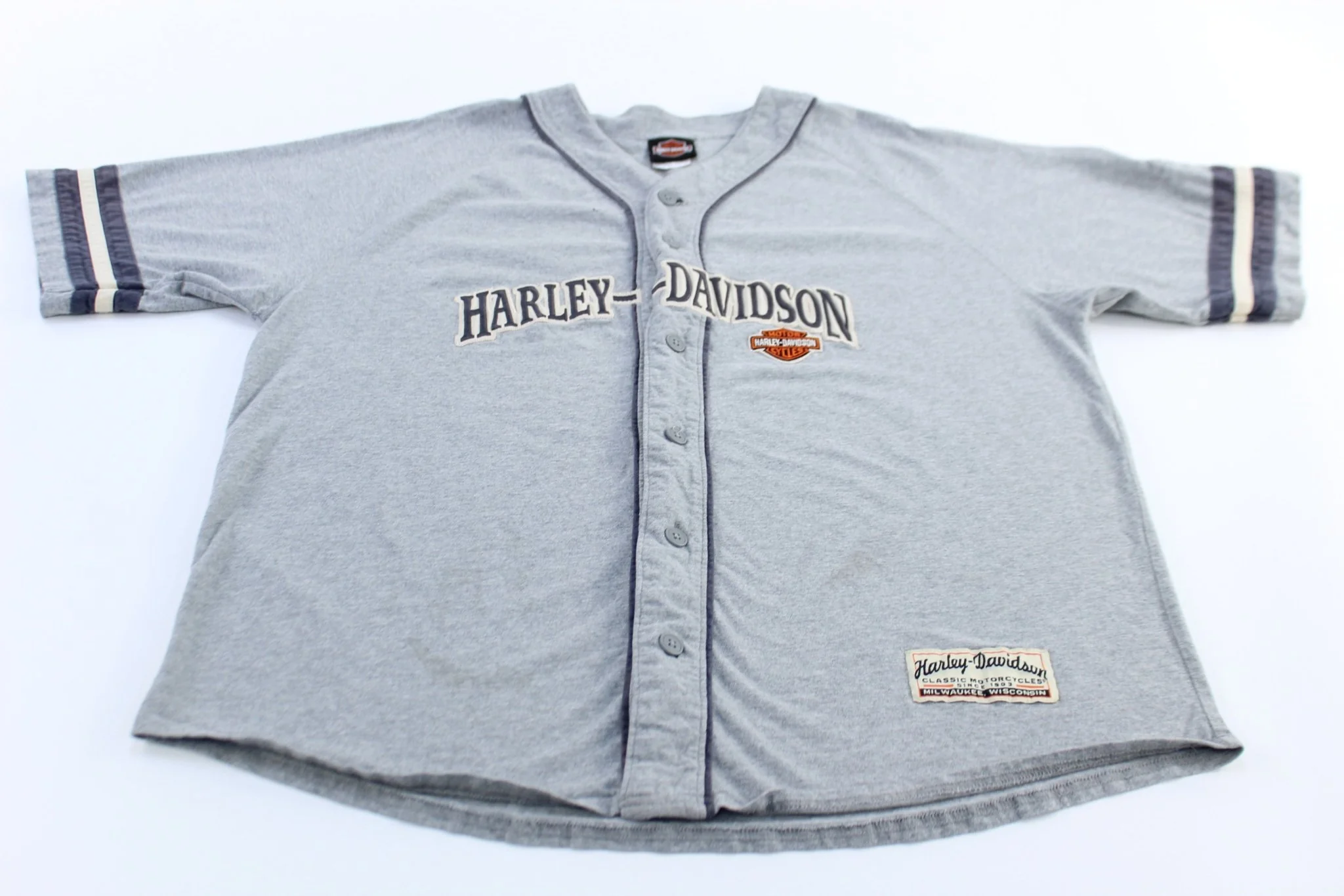 Harley Davidson Motorcycles Embroidered New York City Jersey
