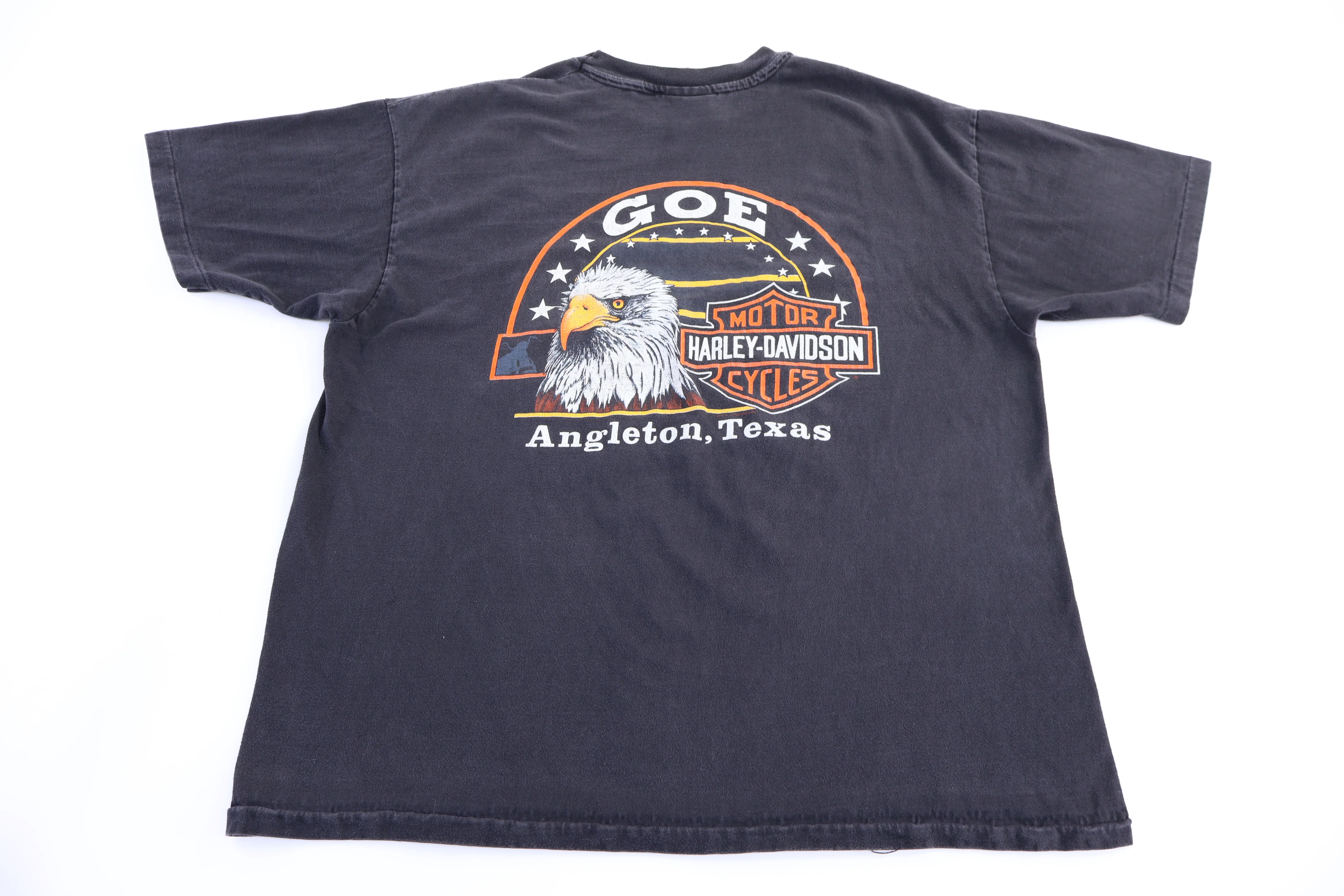 Harley Davidson Motorcycles Flames Graphic T-shirt - Image 2