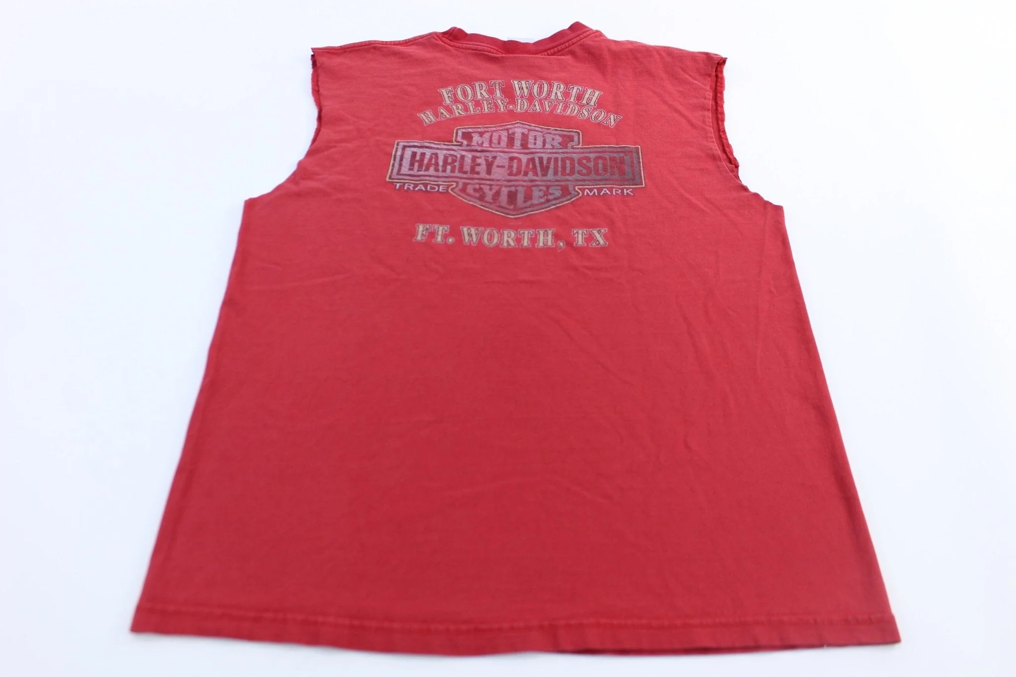 Harley Davidson Motorcycles Ft. Worth, Texas Tank Top - Image 2