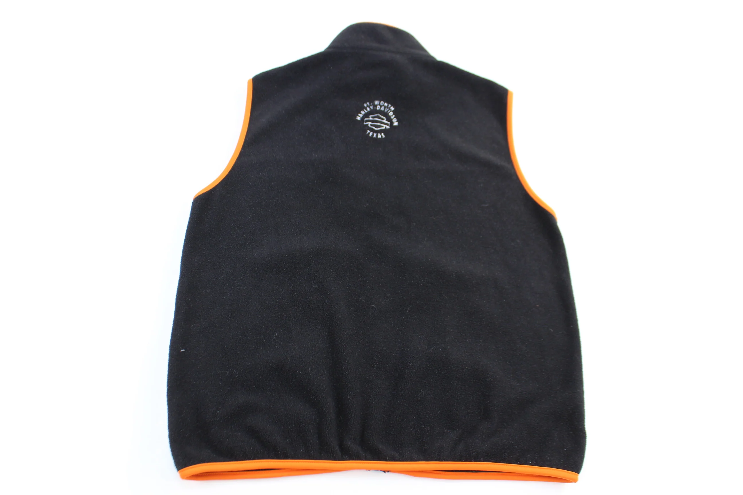 Harley Davidson Motorcycles Full Zip Fleece  Vest - Image 2