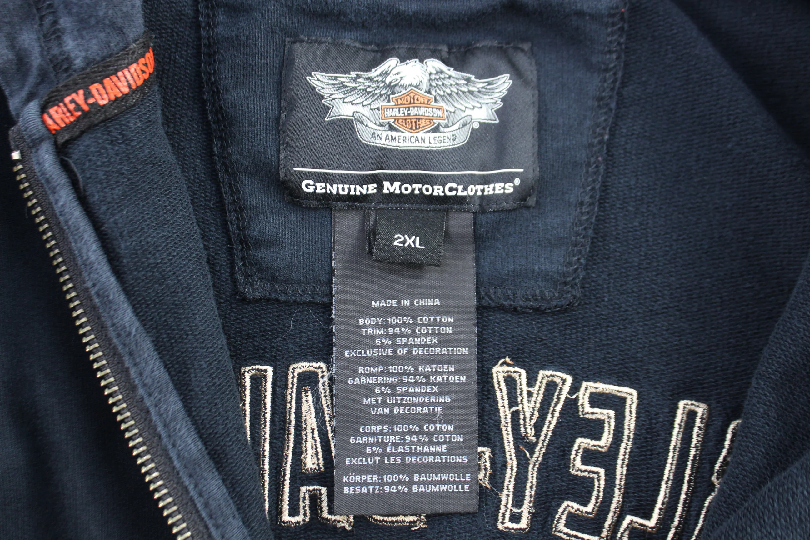 Harley Davidson Motorcycles Full Zip Jacket - Image 5