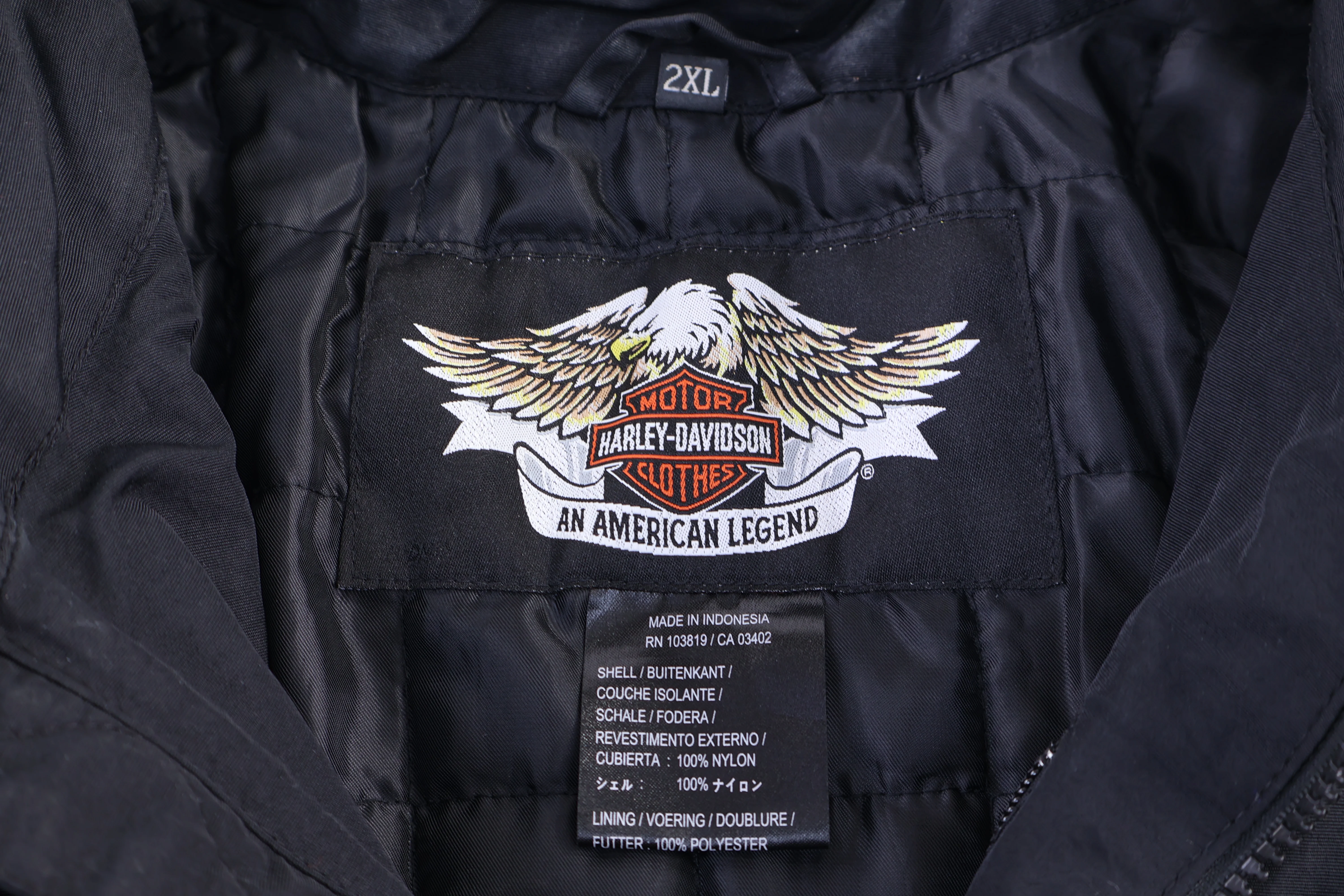 Harley Davidson Motorcycles Full Zip Jacket - Image 3