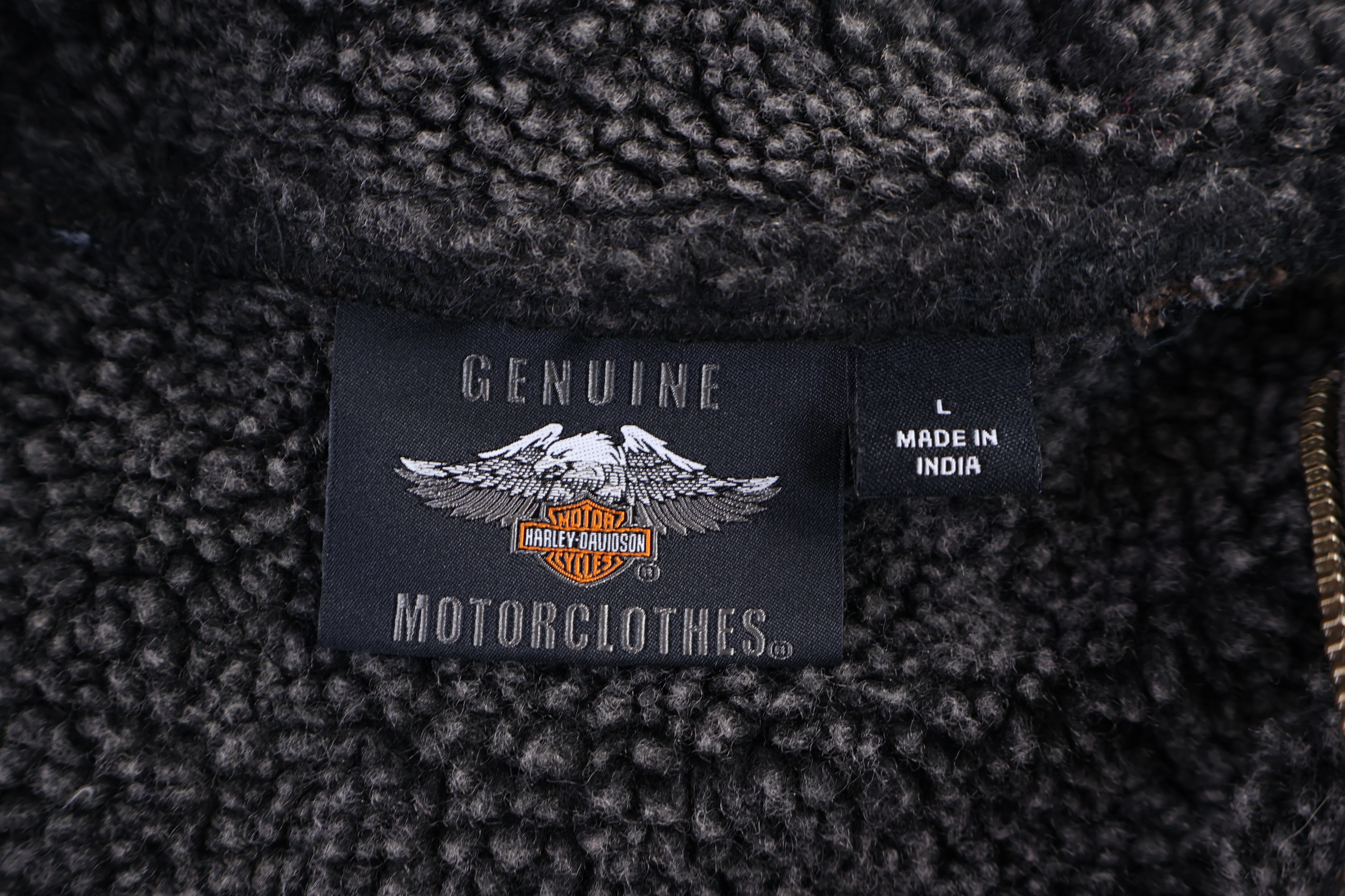 Harley Davidson Motorcycles Full Zip Jacket - Image 3