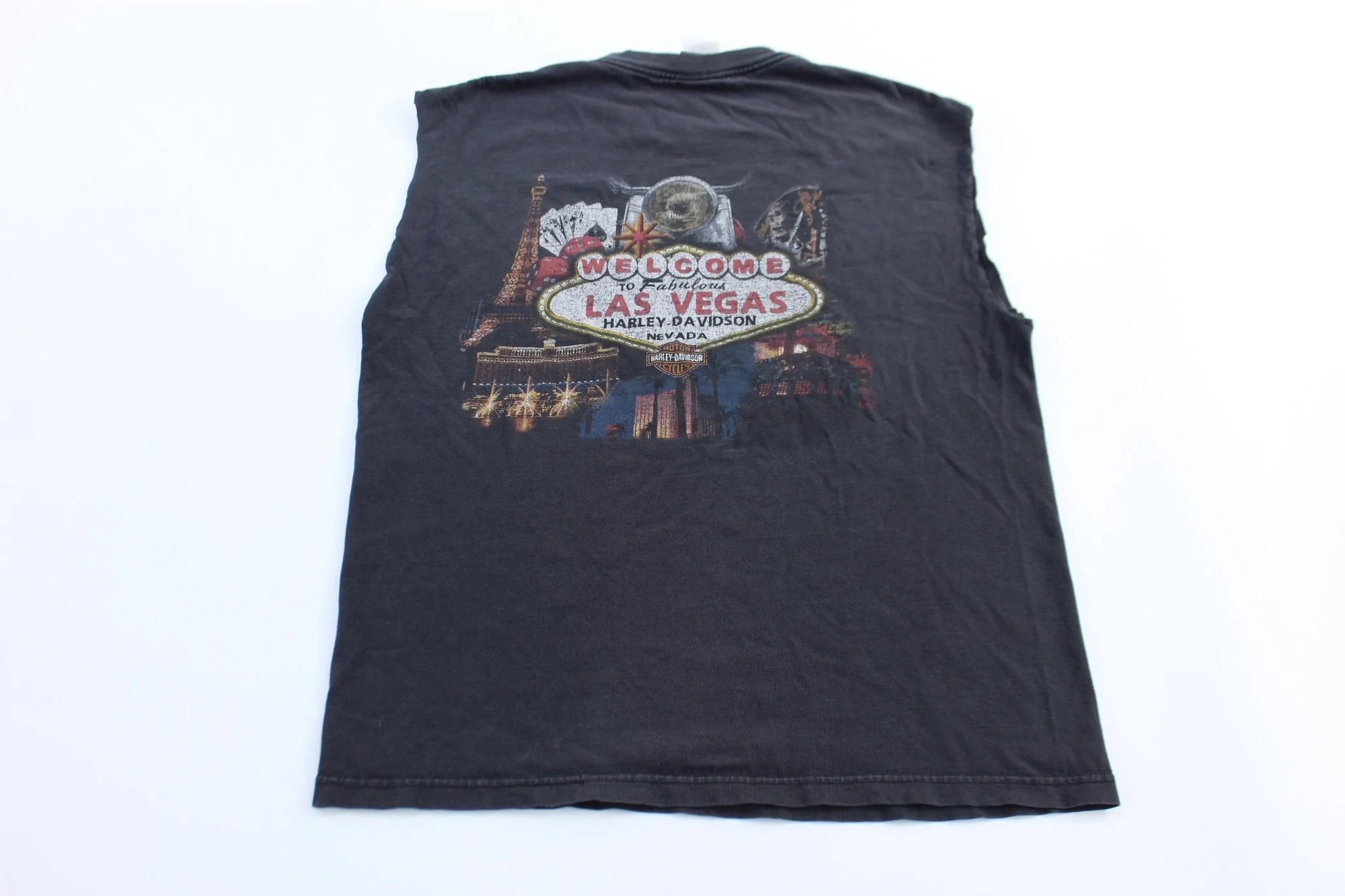 Harley Davidson Motorcycles Las Vegas, Nevada Tank Top - Image 2
