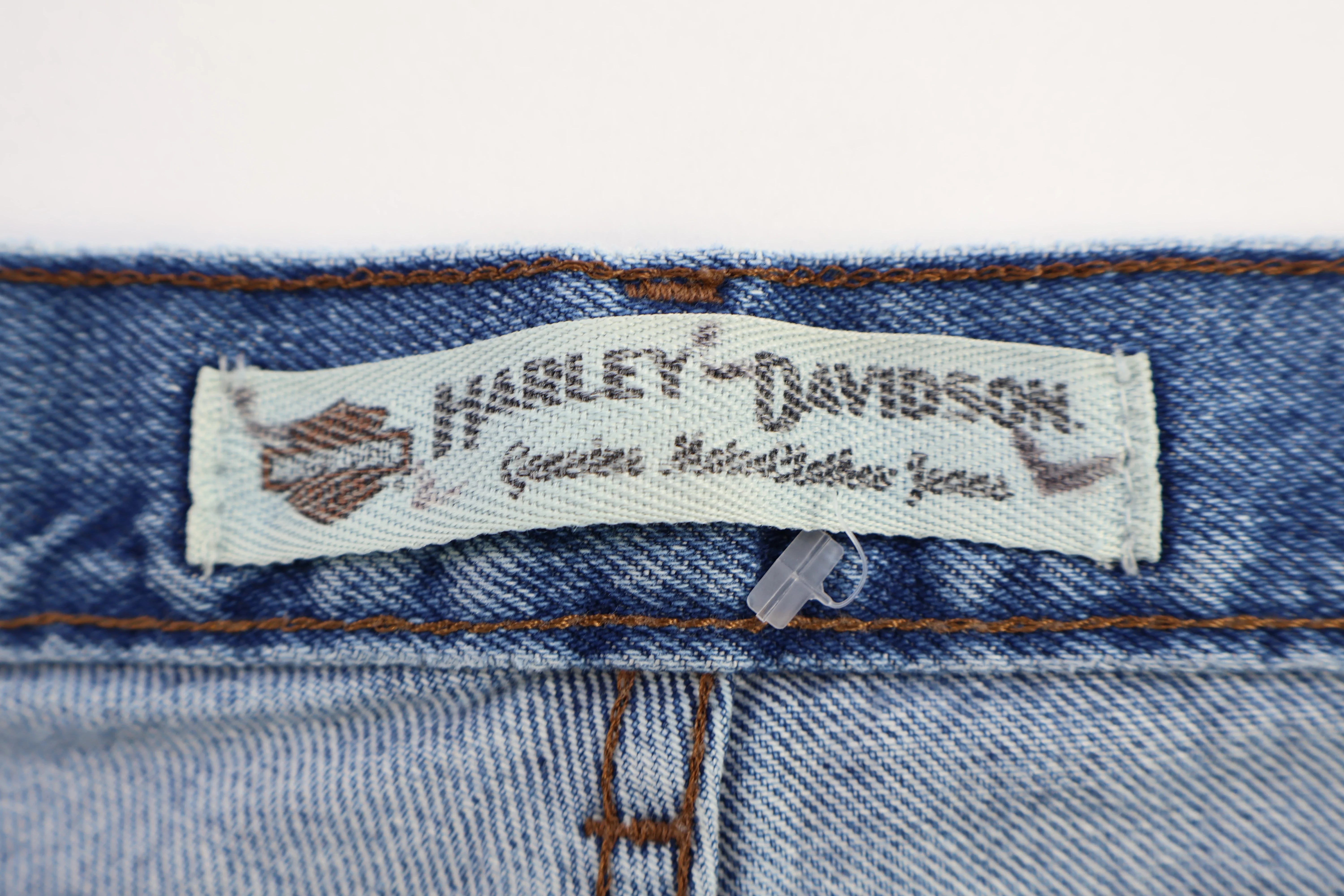 Harley Davidson Motorcycles Light Wash Denim Jeans - Image 5