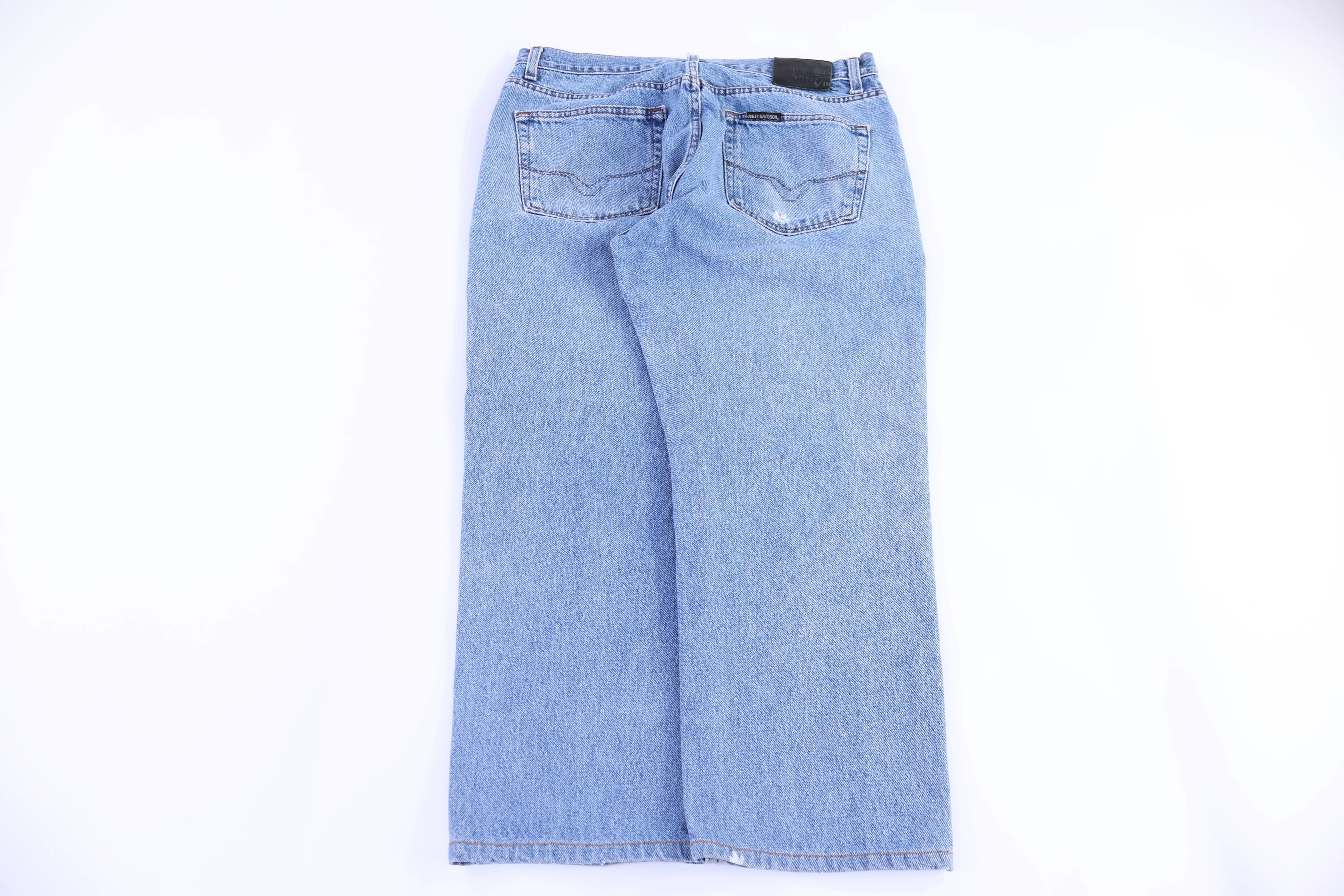 Harley Davidson Motorcycles Light Wash Jeans