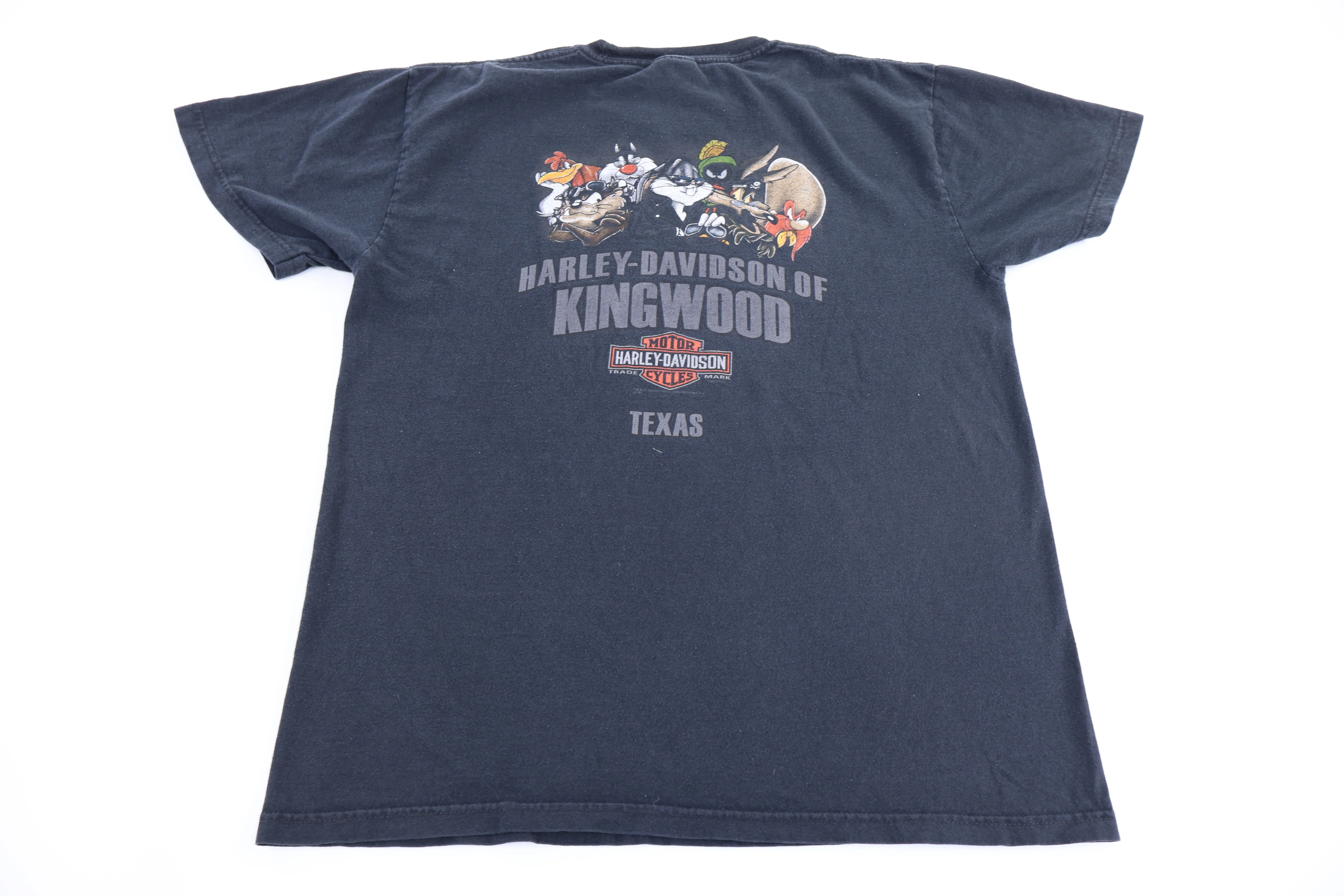 Harley Davidson Motorcycles Looney Tunes Texas T-shirt - Image 2