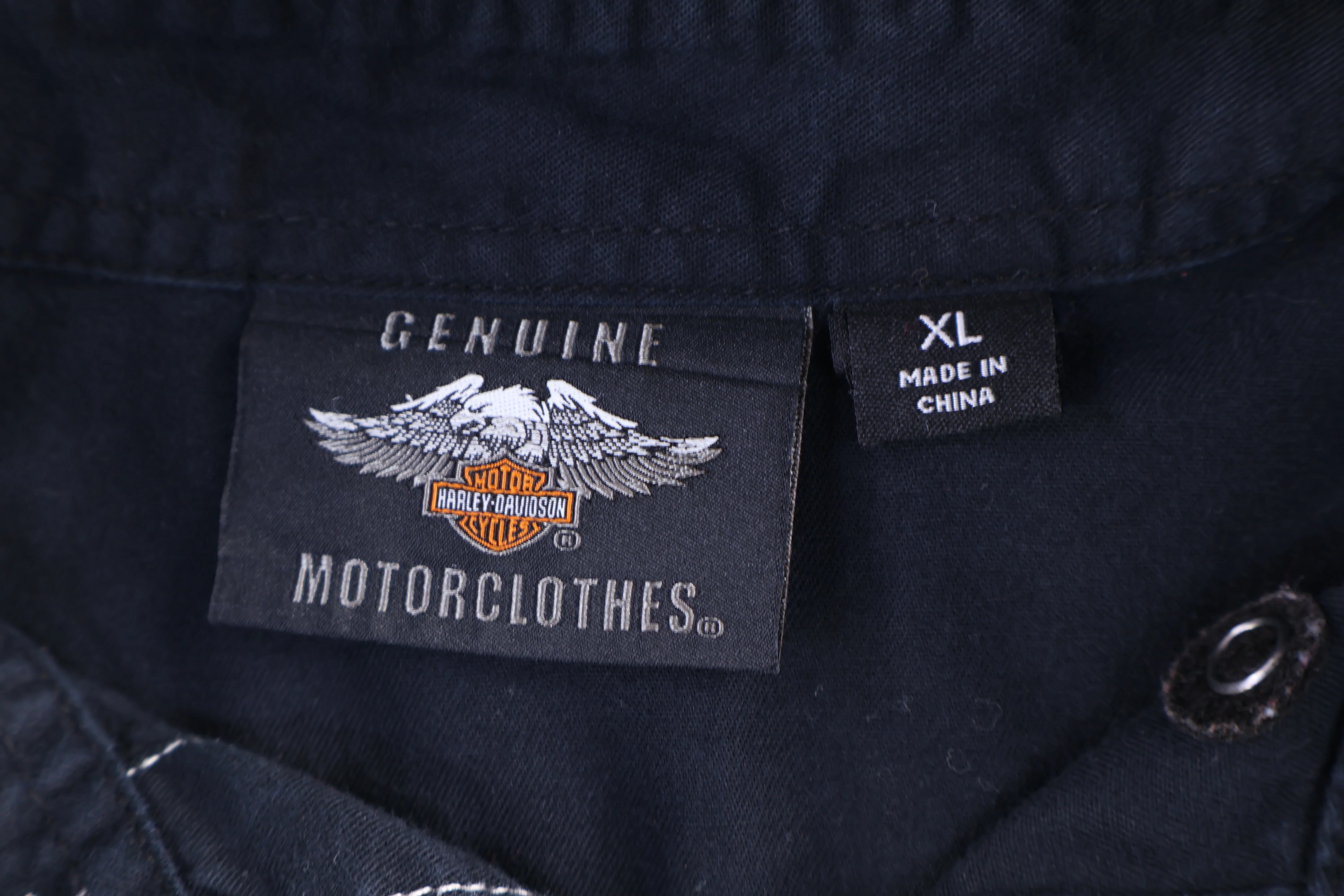 Harley Davidson Motorcycles LS Button Down - Image 3