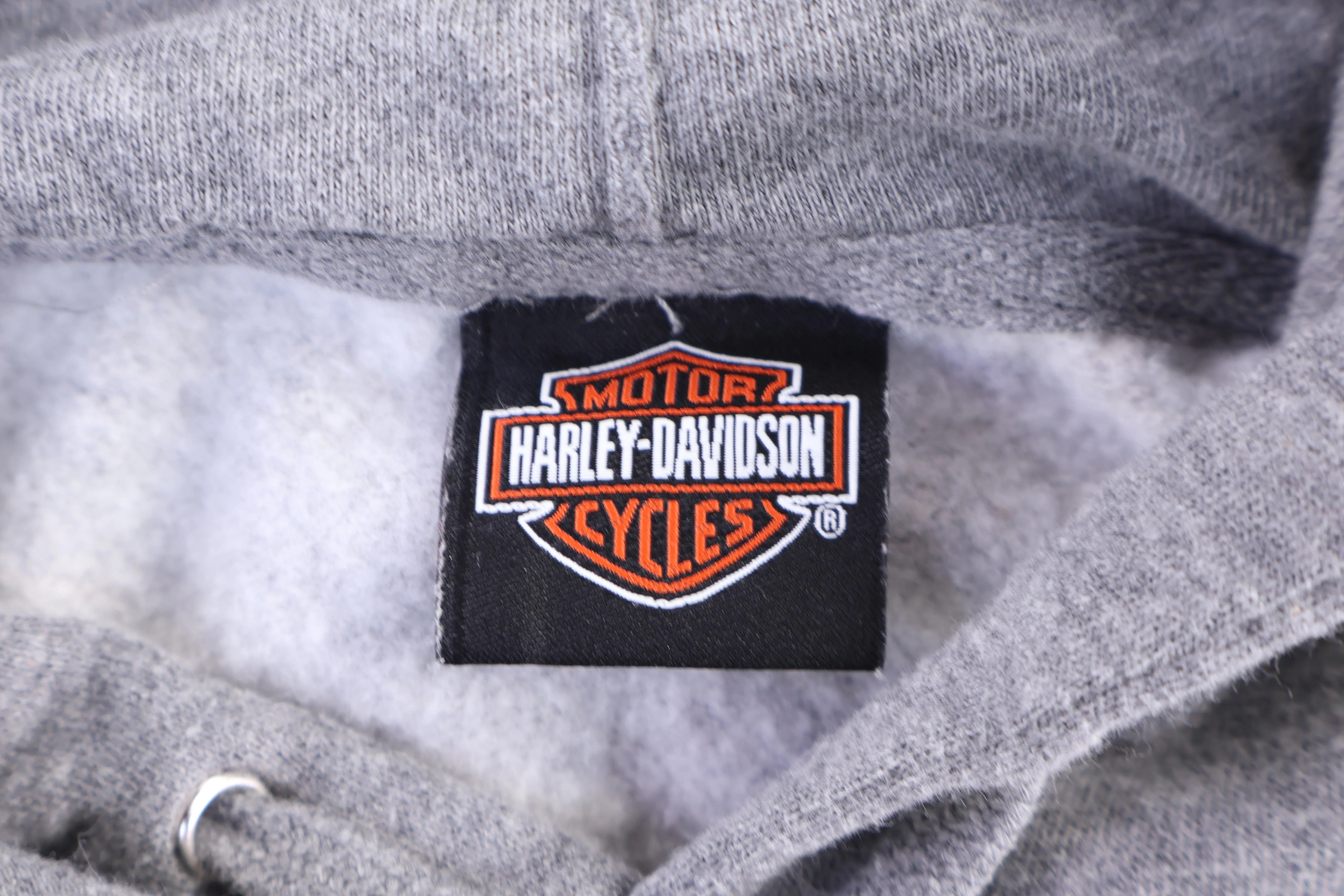 Harley Davidson Motorcycles Manchester Gray Pullover Hoodie - Image 3
