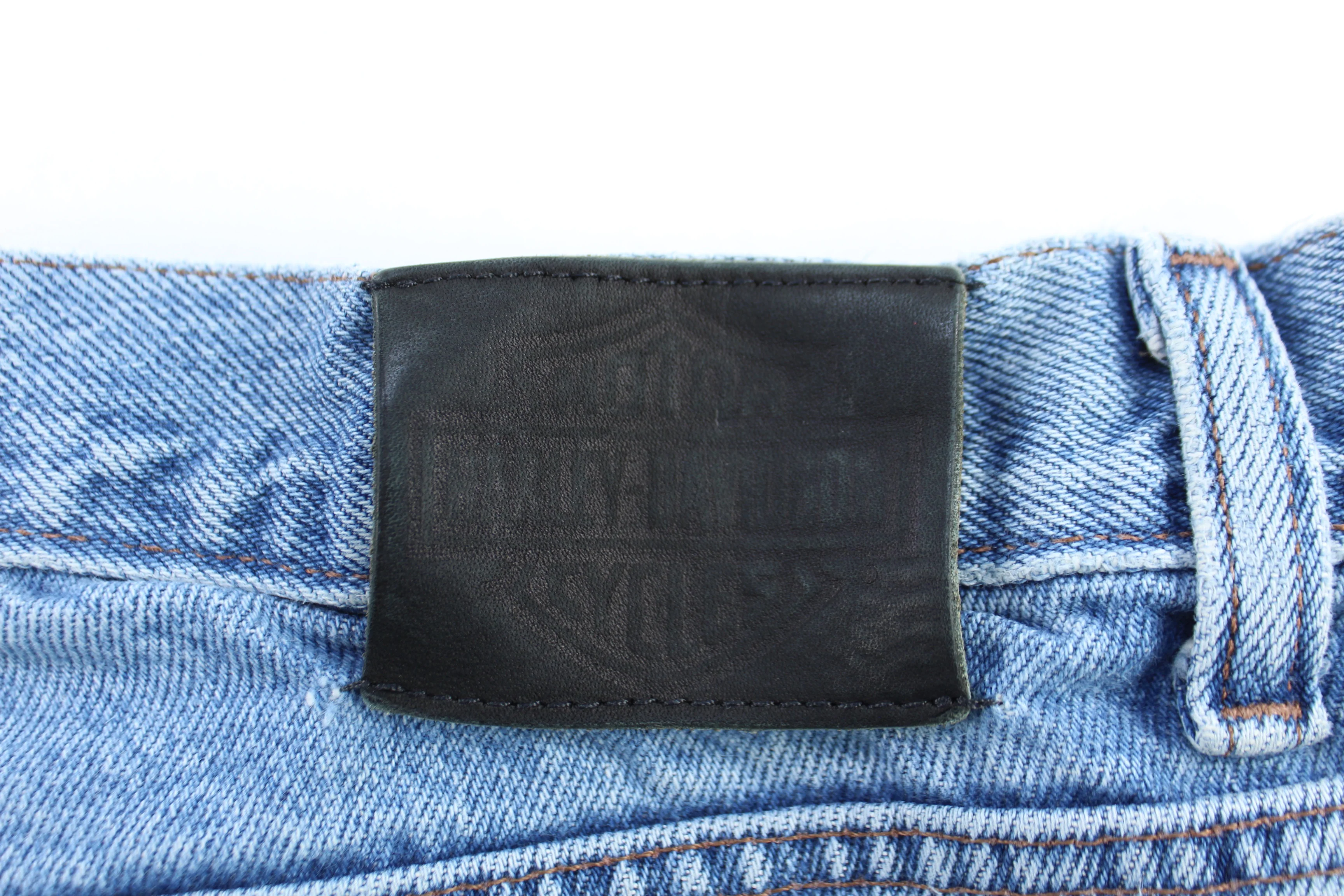 Harley Davidson Motorcycles Medium Wash Denim Jeans - Image 3