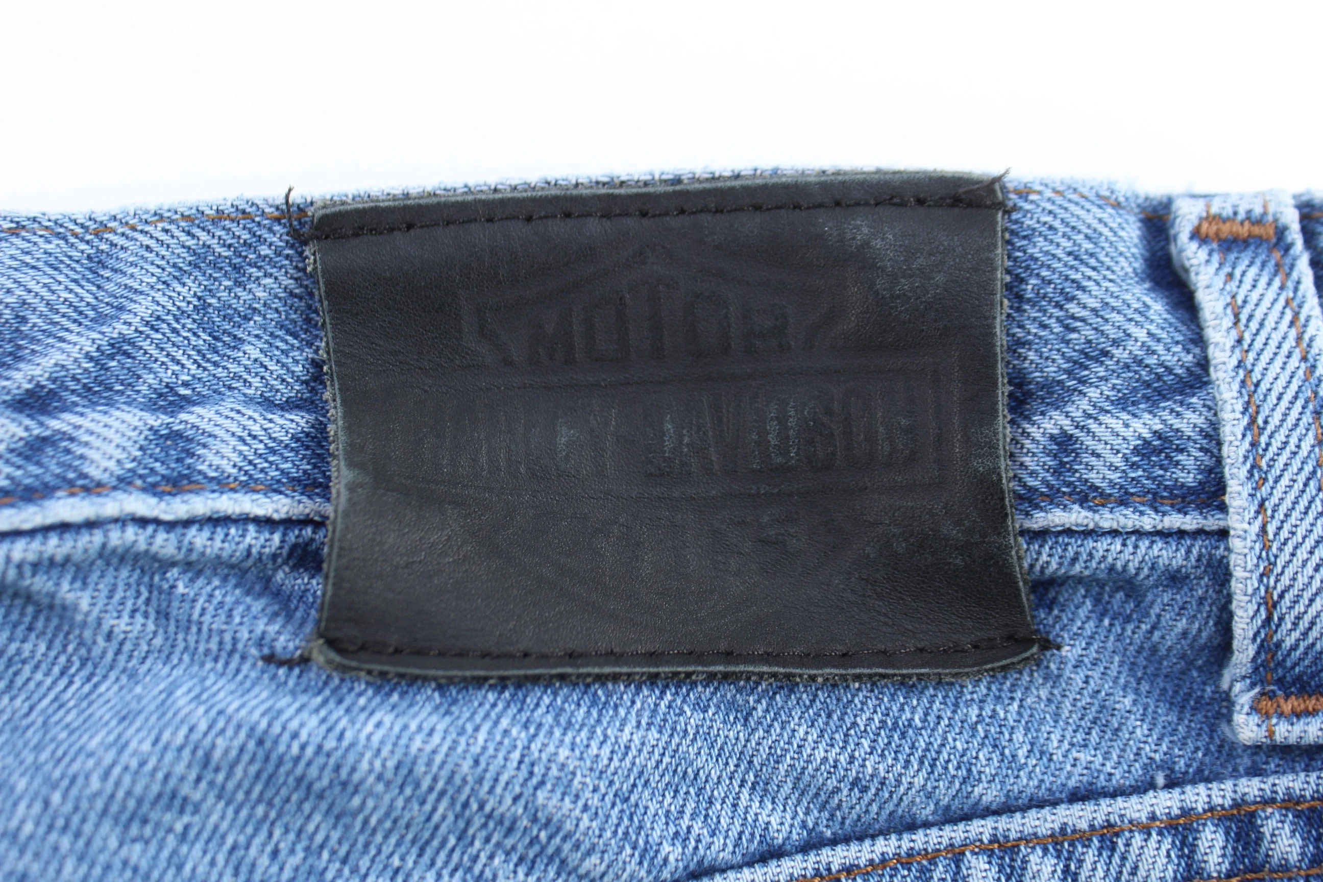 Harley Davidson Motorcycles Medium Wash Denim Jeans - Image 4